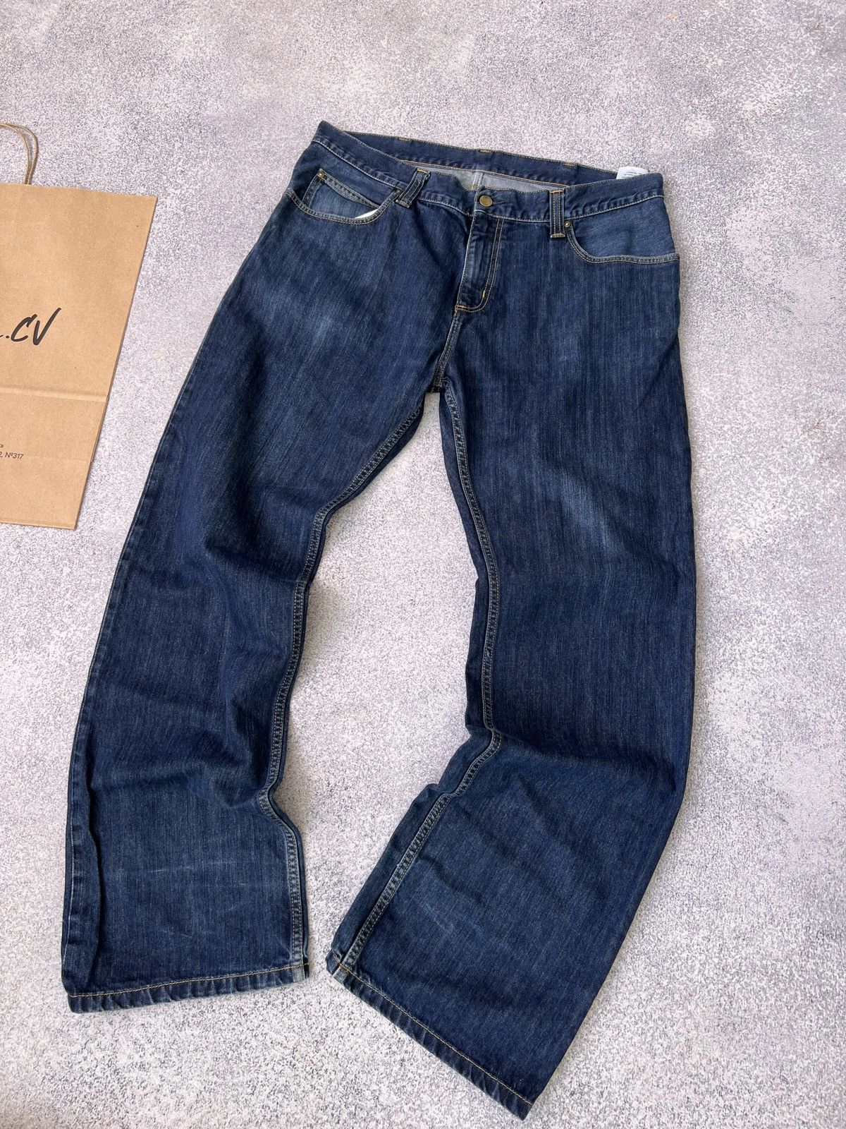 Carhartt × Vintage Vintage Carhartt work jeans Size US 36 / EU 52 - 3 Thumbnail