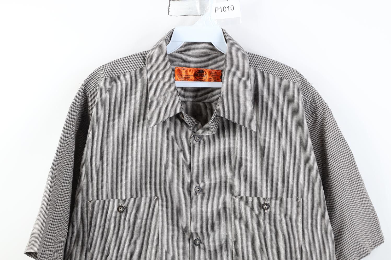 Vintage Vintage 90s Streetwear Short Sleeve Button Shirt Plaid Size US XL / EU 56 / 4 - 2 Thumbnail