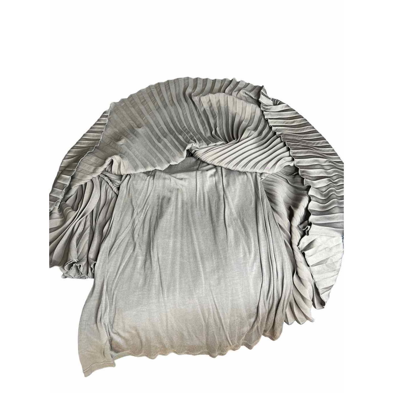 Bcbgmaxazria BCBG Maxazria pleated Gray Midi dress XS (026) Size XS / US 0-2 / IT 36-38 - 8 Thumbnail