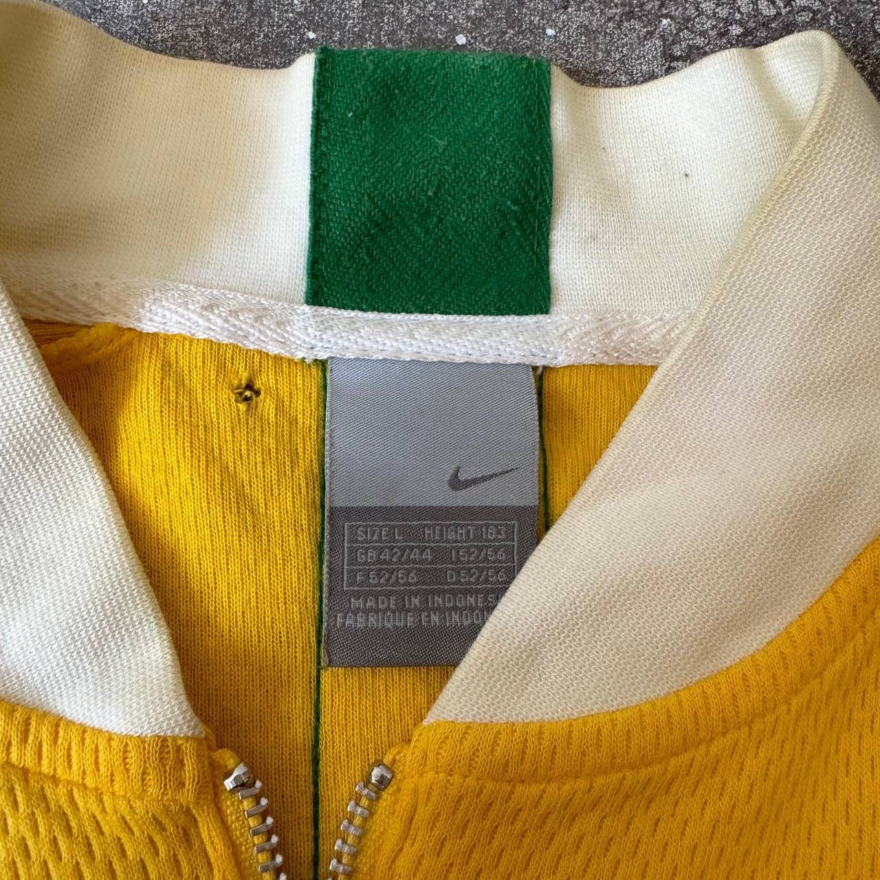 Nike × Vintage 00’s Nike Vintage Brazil #10 Ronaldinho Soccer Track Jacket Size US L / EU 52-54 / 3 - 13 Thumbnail