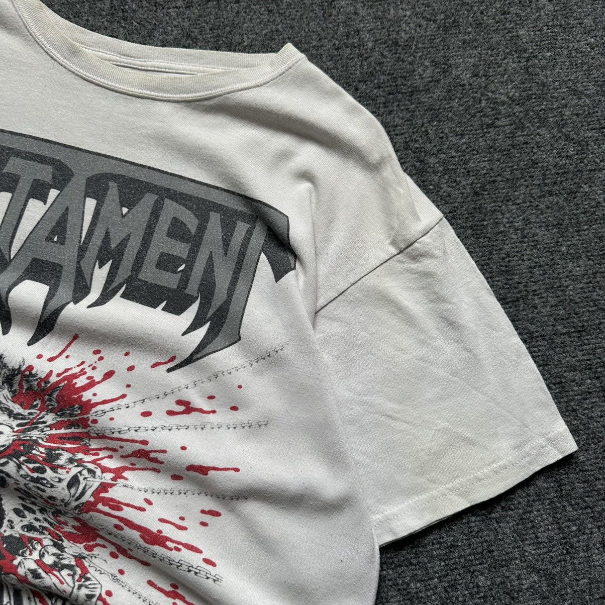 Japanese Brand VTG Testament T-shirts Big Logo Band Rock Archival Size L Size US L / EU 52-54 / 3 - 9 Thumbnail