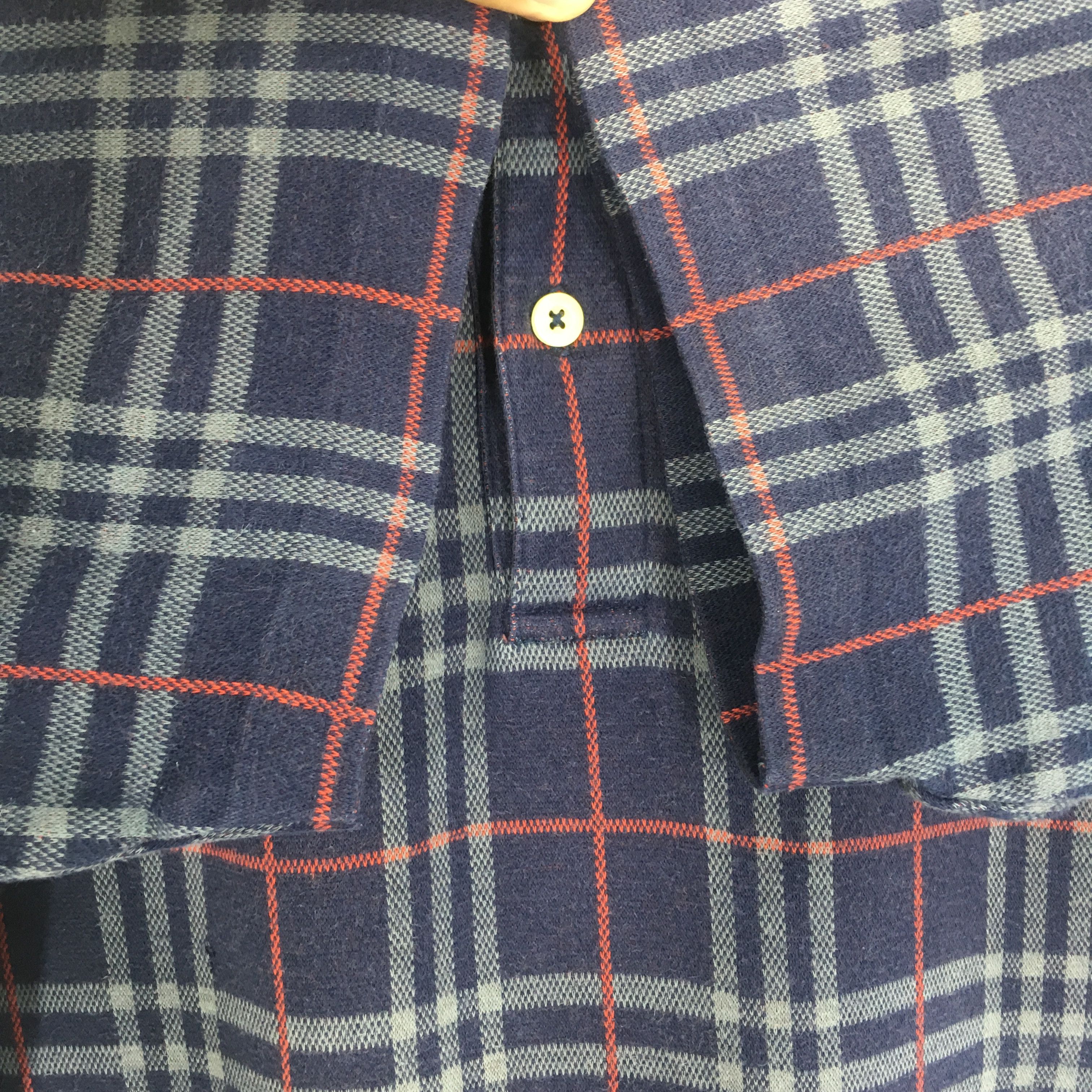 Burberry Vintage 90's Burberrys Of London Checkered Polo Size US S / EU 44-46 / 1 - 8 Thumbnail