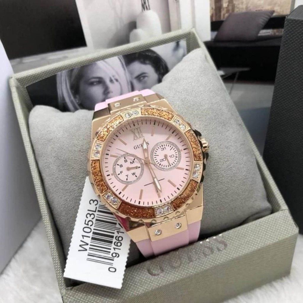 Guess Guess Limelight Crystal Chronograph Sport Women Ladies Watch Size ONE SIZE - 5 Thumbnail