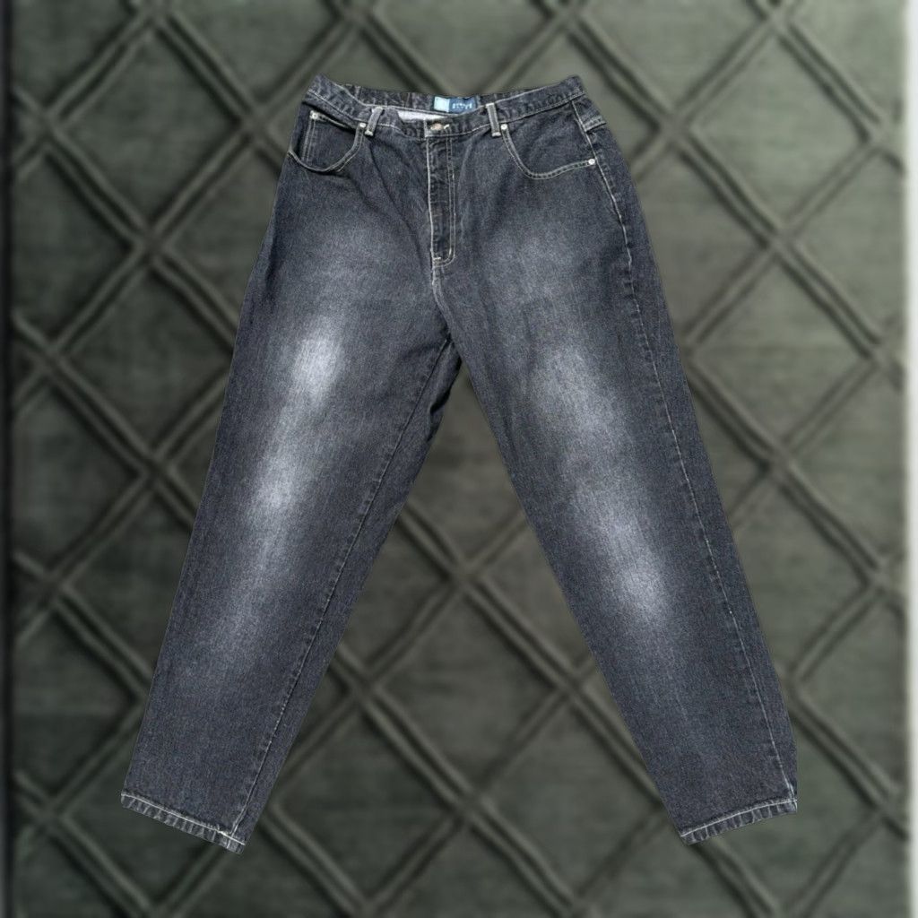 Avenue VINTAGE Avenue Blues Jeans Dark Wash Denim Grunge Skate Baggy 34x30 Men Inseam 30 Ankle Sz 34 Blue Size US 34 / EU 50 - 1 Thumbnail