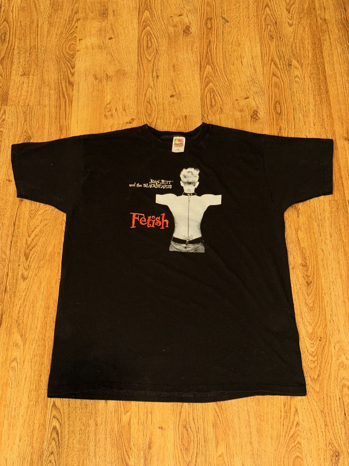 Fruit Of The Loom VTG 90s JOAN JETT & The Blackhearts Fetish Graphic Tee XL Size US XL / EU 56 / 4 - 7 Thumbnail