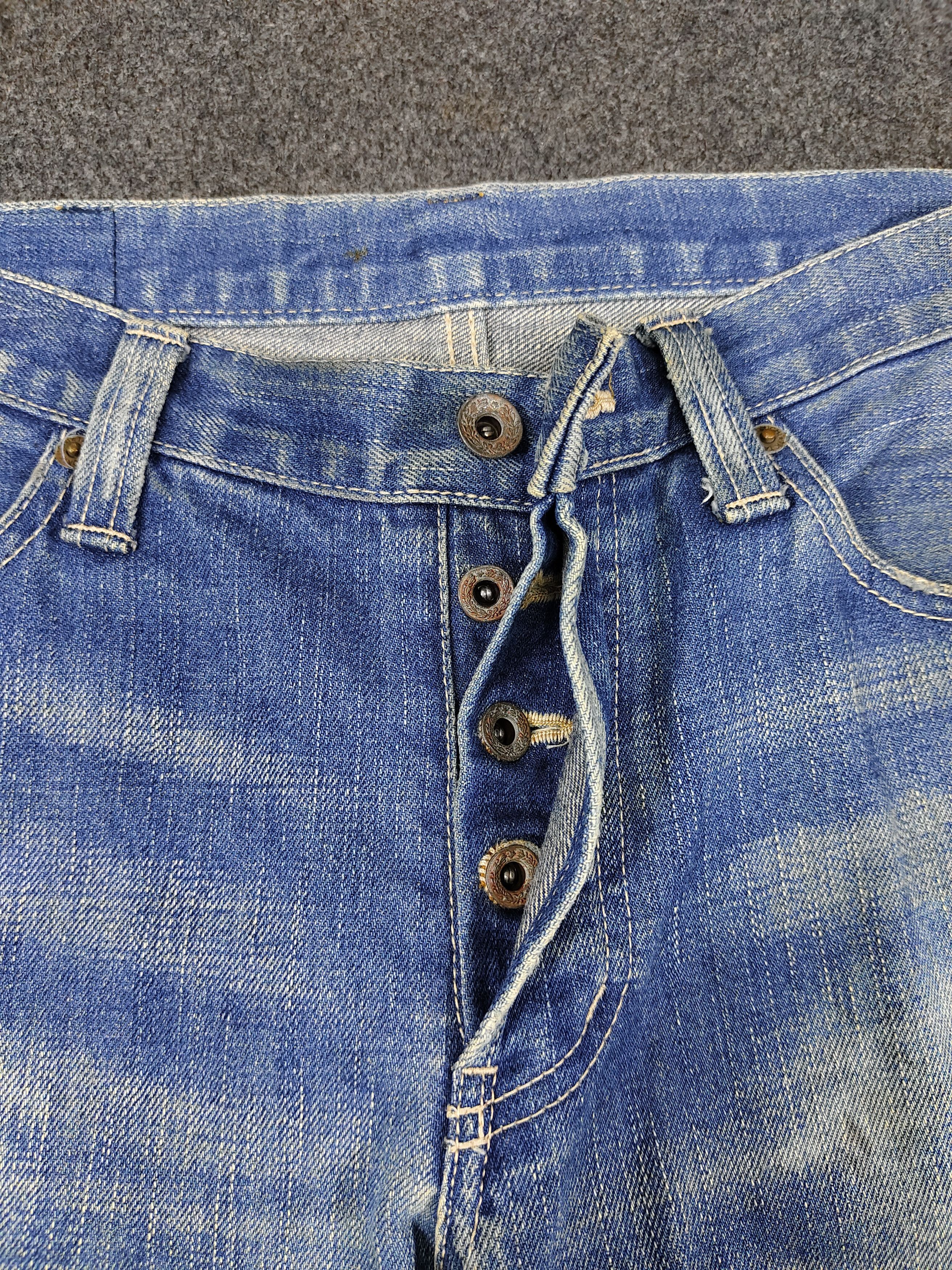 Takeo Kikuchi TK Japan- Heavy Fade Archive Distressed Workwear Jeans Size US 32 / EU 48 - 3 Thumbnail