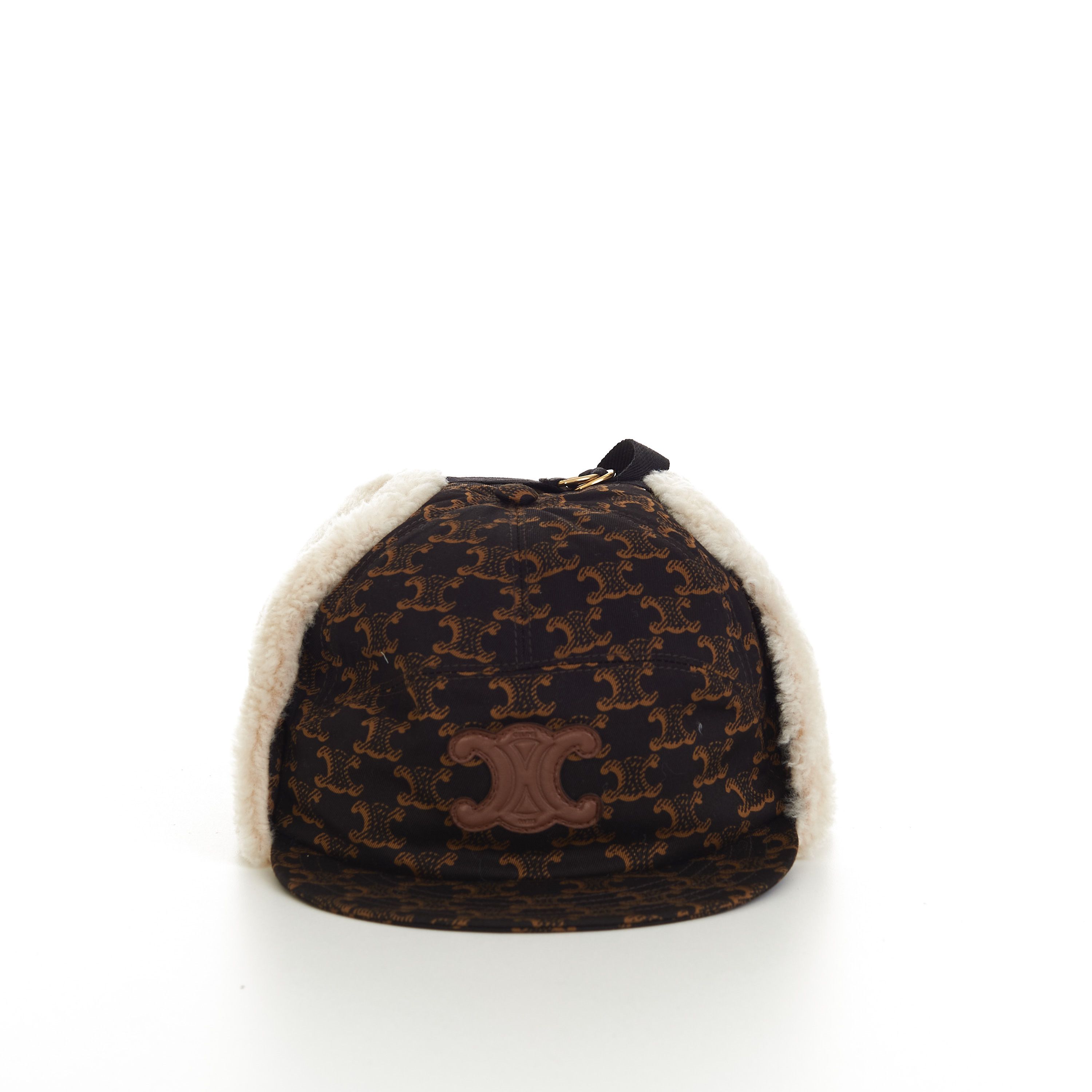 Celine Triomphe Chapka Hat In Monogram Cotton Size S Size ONE SIZE - 1 Thumbnail