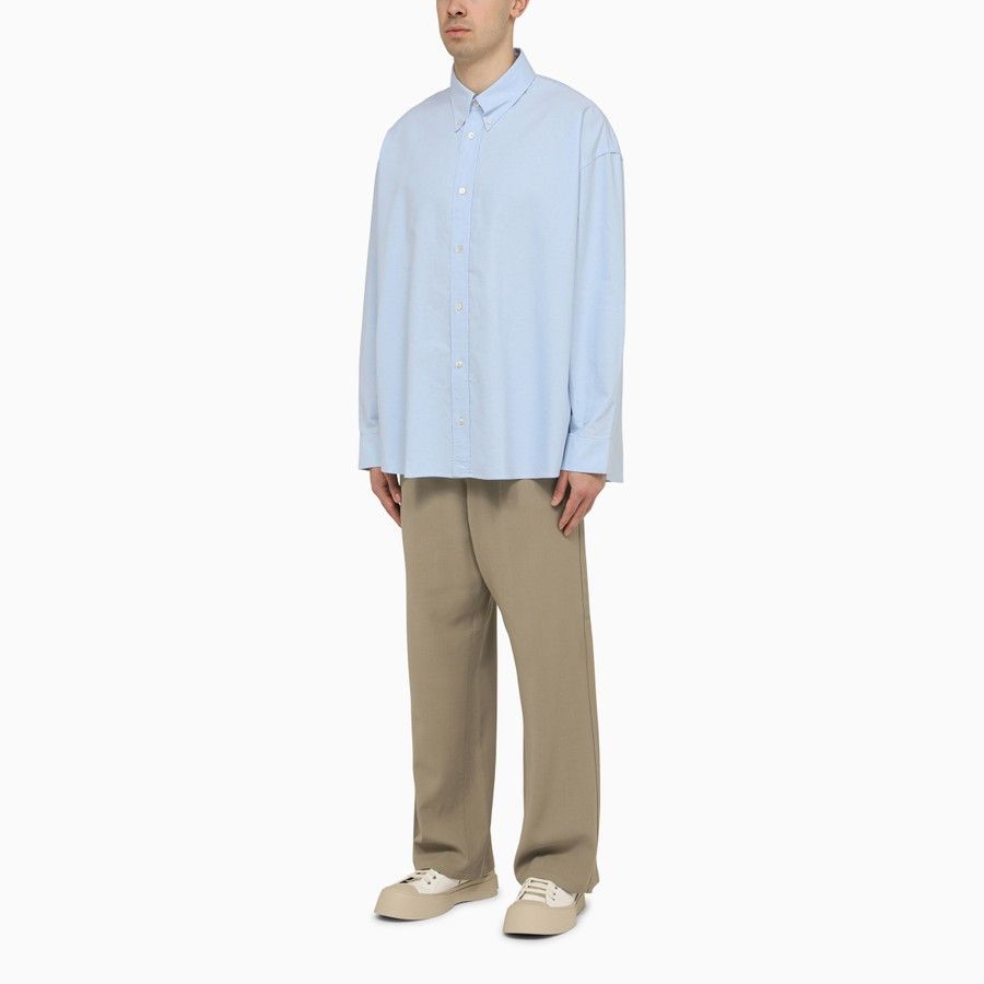 Studio Nicholson o1d2blof0724 Cotton Button Shirt in Light Blue Size US S / EU 44-46 / 1 - 2 Thumbnail