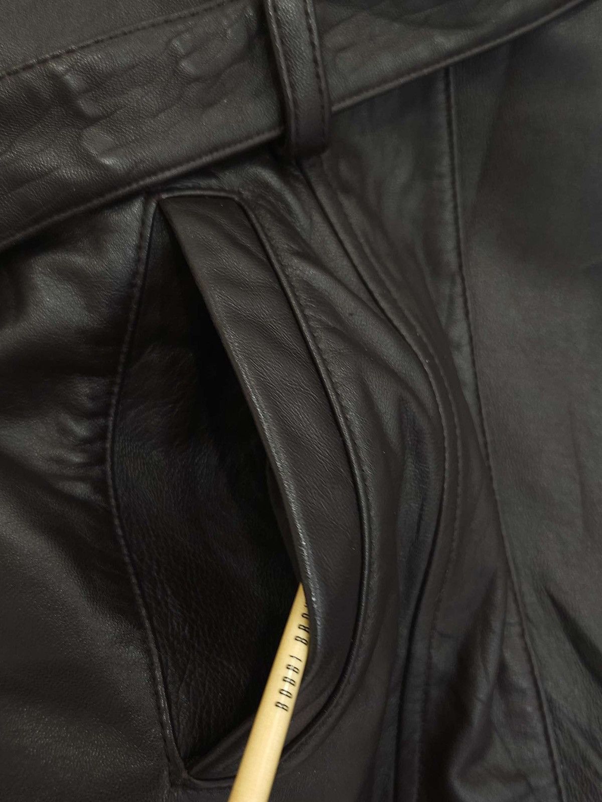 Vintage × Wilsons Leather Genuine Leather Oversized Hooded Coat & Faux Fur By Wilsons. Size L / US 10 / IT 46 - 15 Thumbnail
