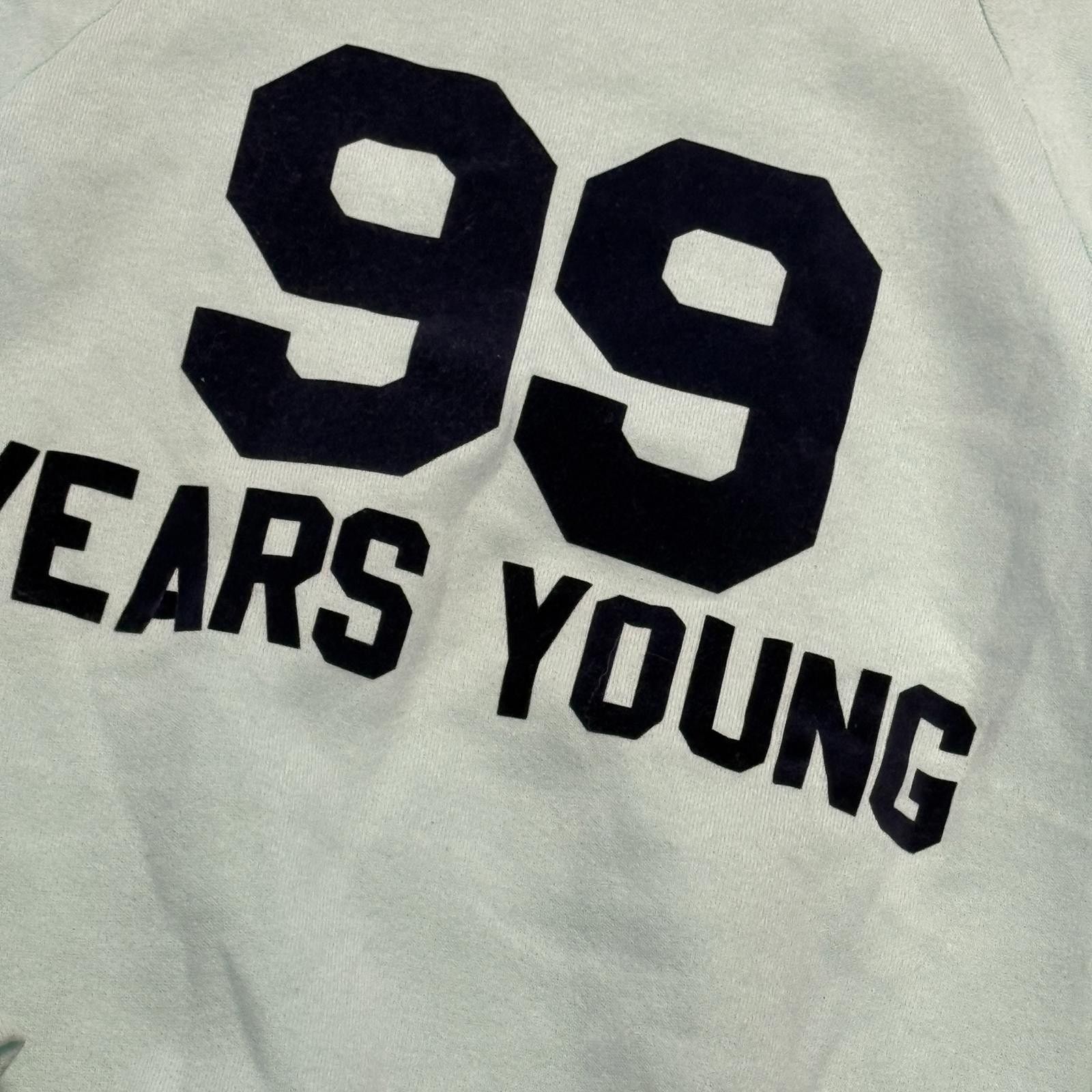Jerzees Vtg Jerzees Crewneck Small Mint Green 99 Years Young Size US S / EU 44-46 / 1 - 2 Thumbnail