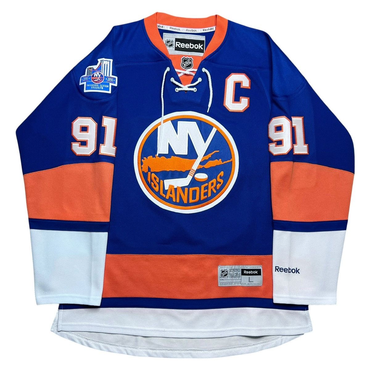 Reebok New York Islanders Tavares Inaugural Season Reebok Jersey Size US L / EU 52-54 / 3 - 1 Thumbnail