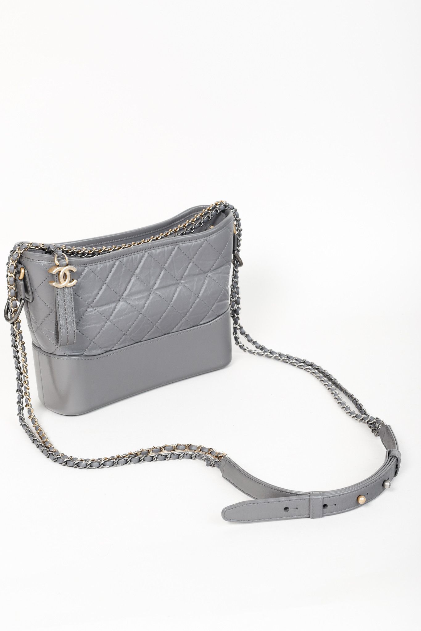 Chanel Chanel Gabrielle Quilted Hobo Aged Calfskin Shoulder Bag Size ONE SIZE - 6 Thumbnail