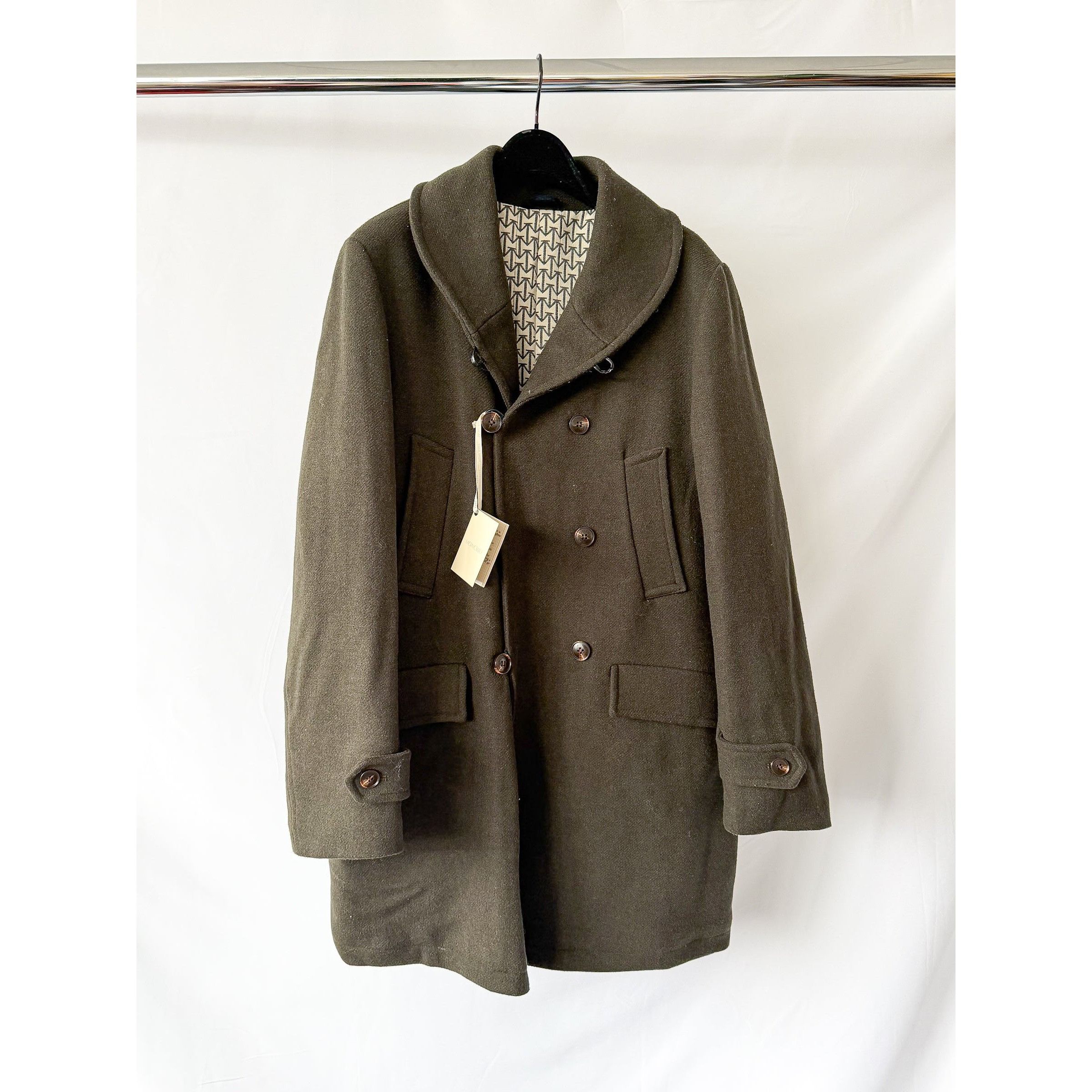 Other Moncrief Double Breasted Dark Green Coat Size US L / EU 52-54 / 3 - 2 Thumbnail