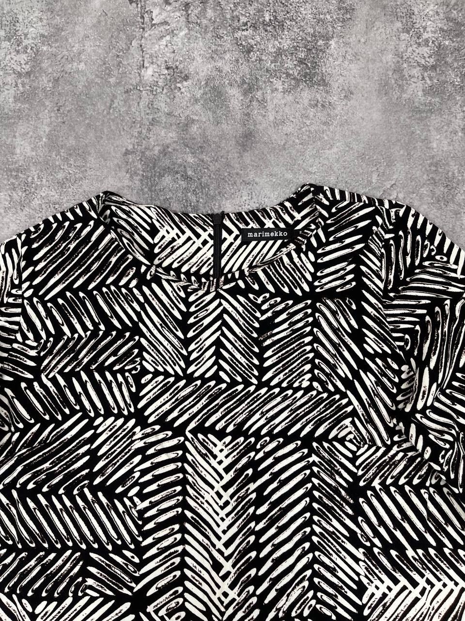Marimekko Marimekko Women Abstract Pattern Blouse Black White Size S Size S / US 4 / IT 40 - 2 Thumbnail