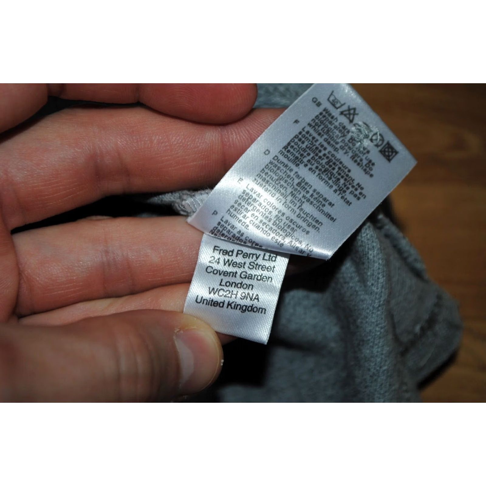 Fred Perry Fred Perry Polo Shirt Gray Color Made in England Size S Mens Small Mint Size US S / EU 44-46 / 1 - 6 Thumbnail