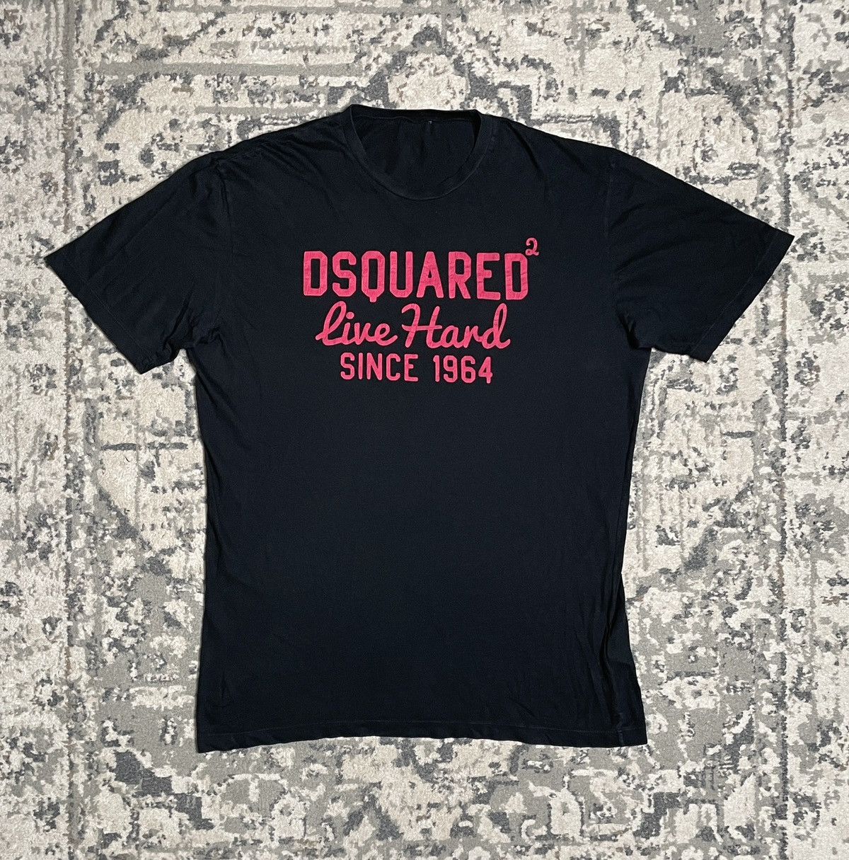 dsquared live hard t shirt