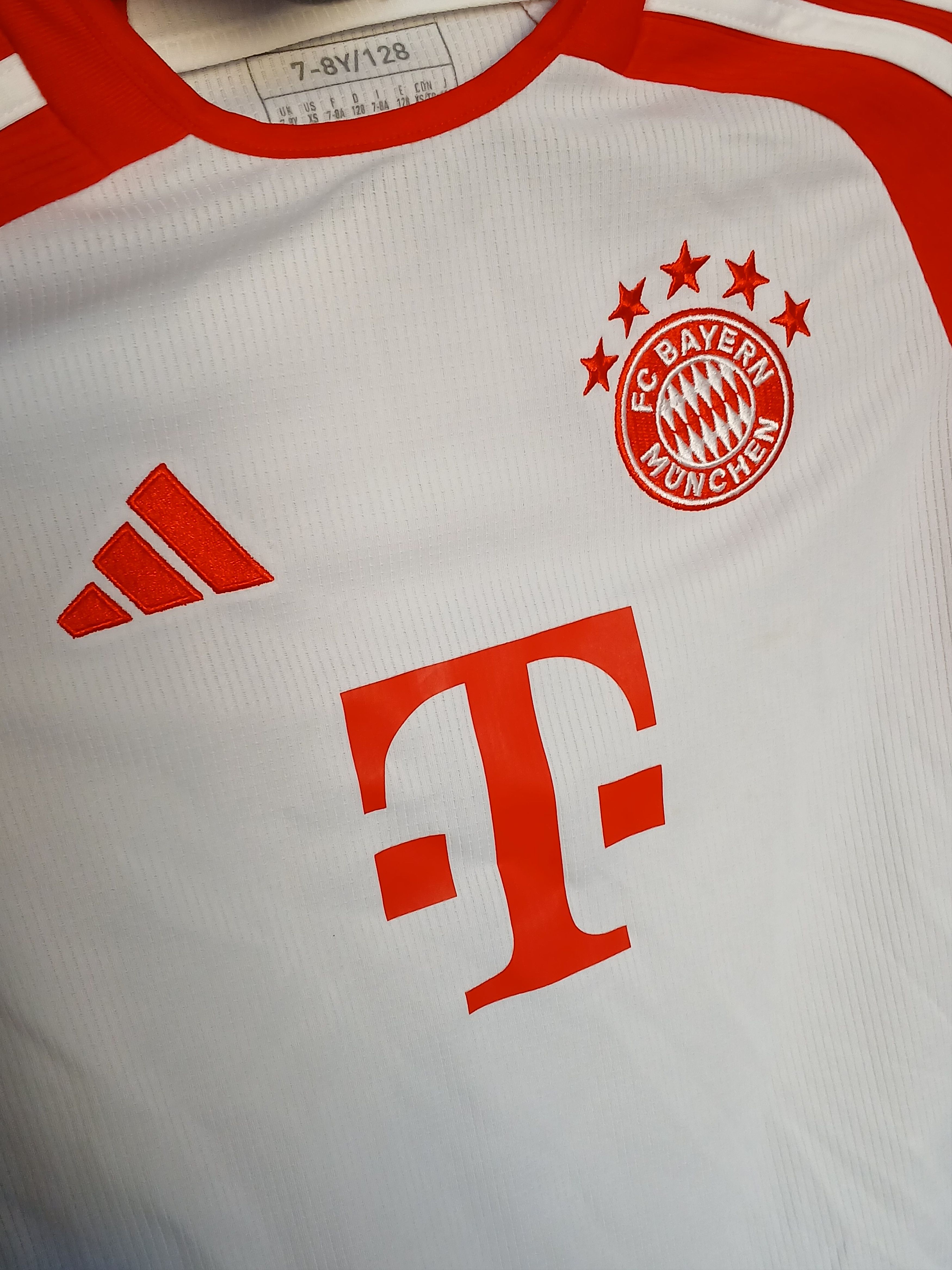 Adidas KIDS New Bayern Munich 23/24 Home Football Jersey T-Shirt Size US XS / EU 42 / 0 - 3 Thumbnail