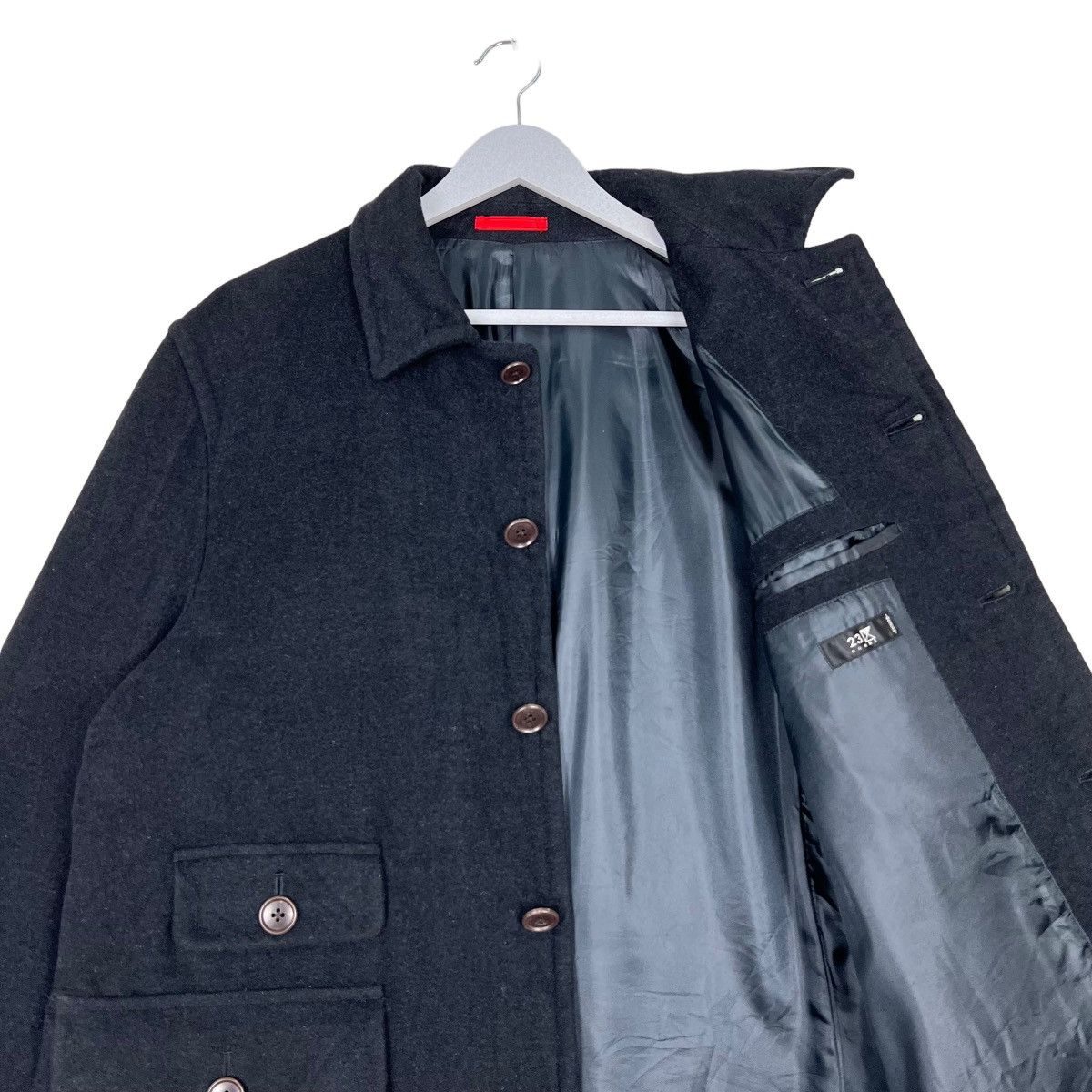 Japanese Brand 🔥 23 HOMME ONWARD PURE NEW WOOL COAT JACKET Size US M / EU 48-50 / 2 - 10 Thumbnail