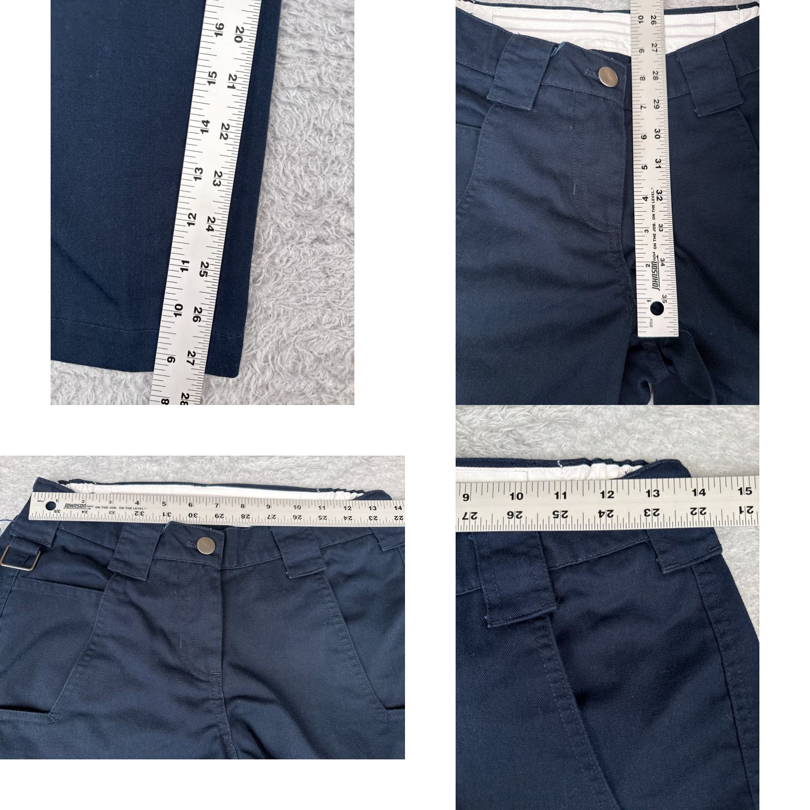 Vintage 5.11 Tactical Pants Women Cargo Pant 28x28 Black Cotton Polyester Blend Canvas Regular Inseam 28 Waist 28 Military Army Gear Pockets Size 24" / US 00 / IT 34 - 8 Thumbnail