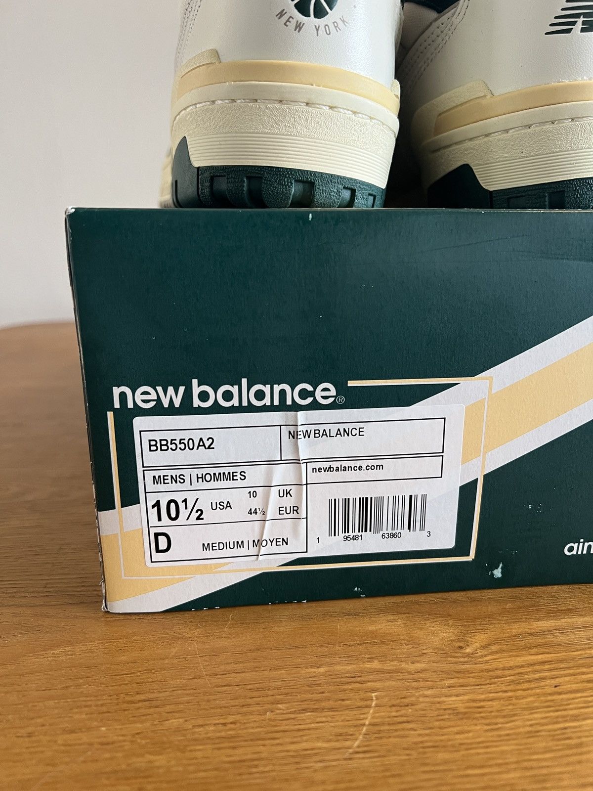 Aime Leon Dore × New Balance Aime Leon Dore x New Balance 550 Green/Gold Size US 10.5 / EU 43-44 - 10 Thumbnail