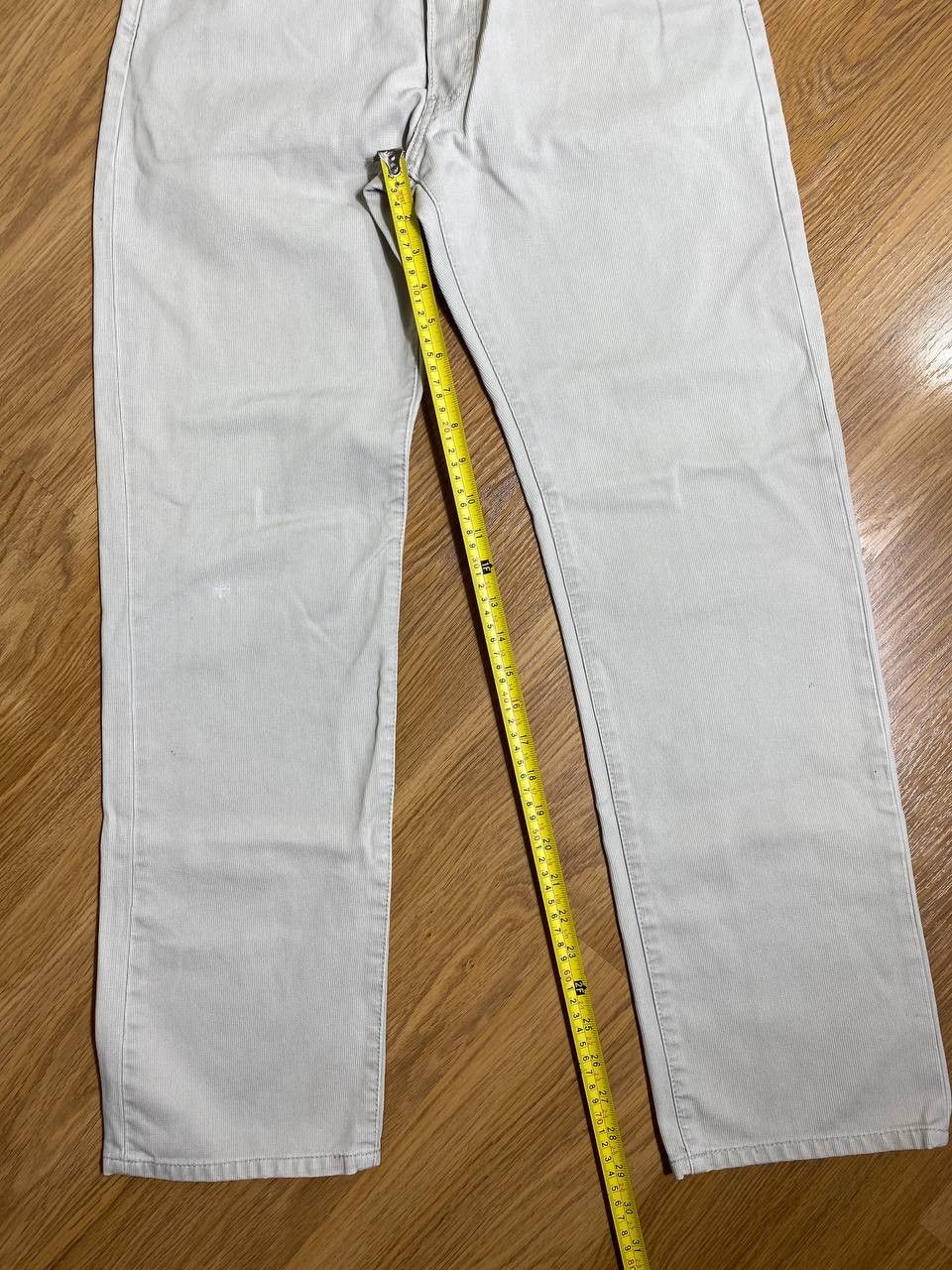 Levi's VINTAGE LEVIS 501 DISTRESS White WASH JEANS Size US 32 / EU 48 - 8 Thumbnail