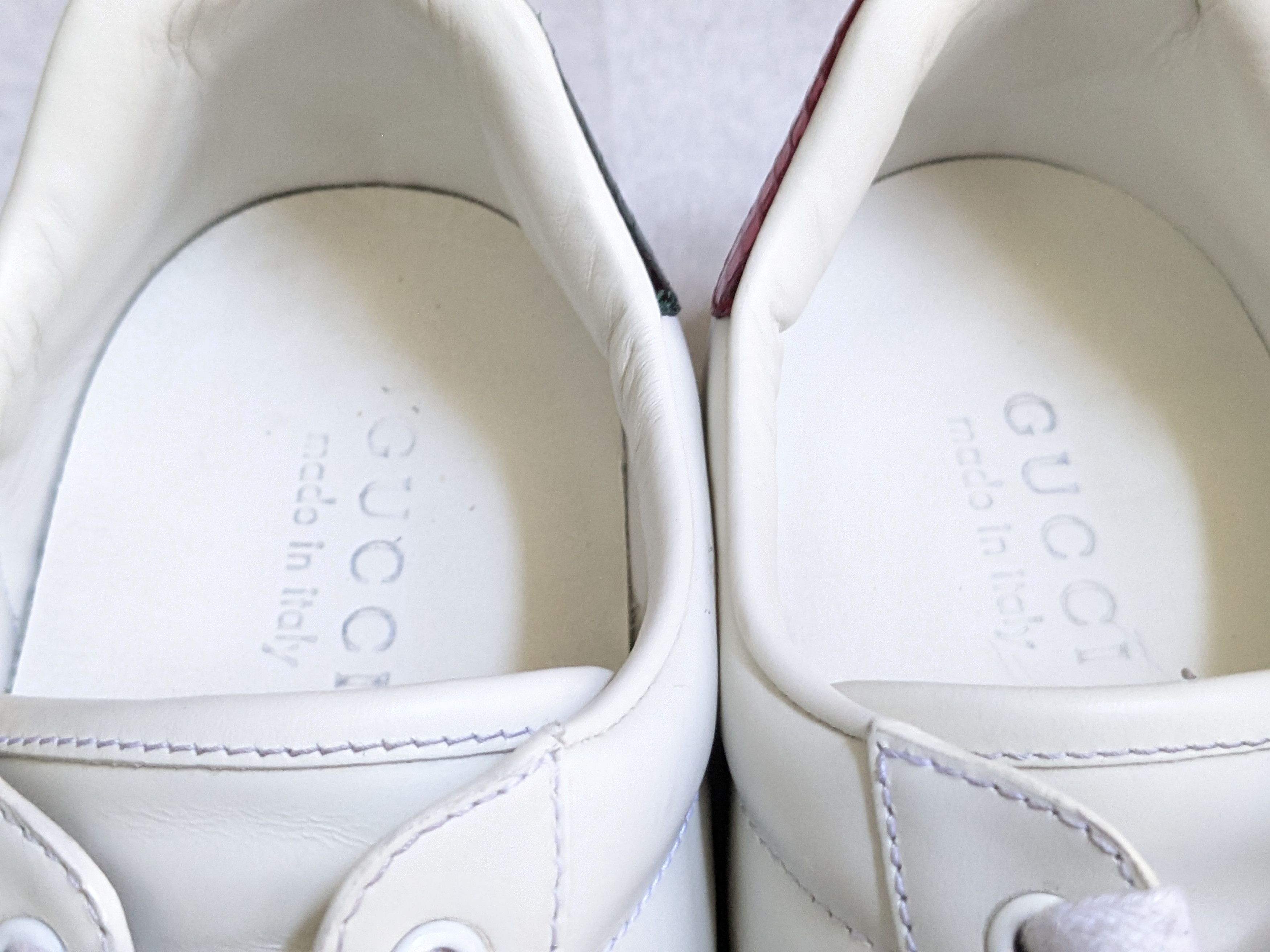 Gucci Gucci Ace Sneakers 10.5 White Leather Low 429446 Size US 10.5 / EU 43-44 - 8 Thumbnail