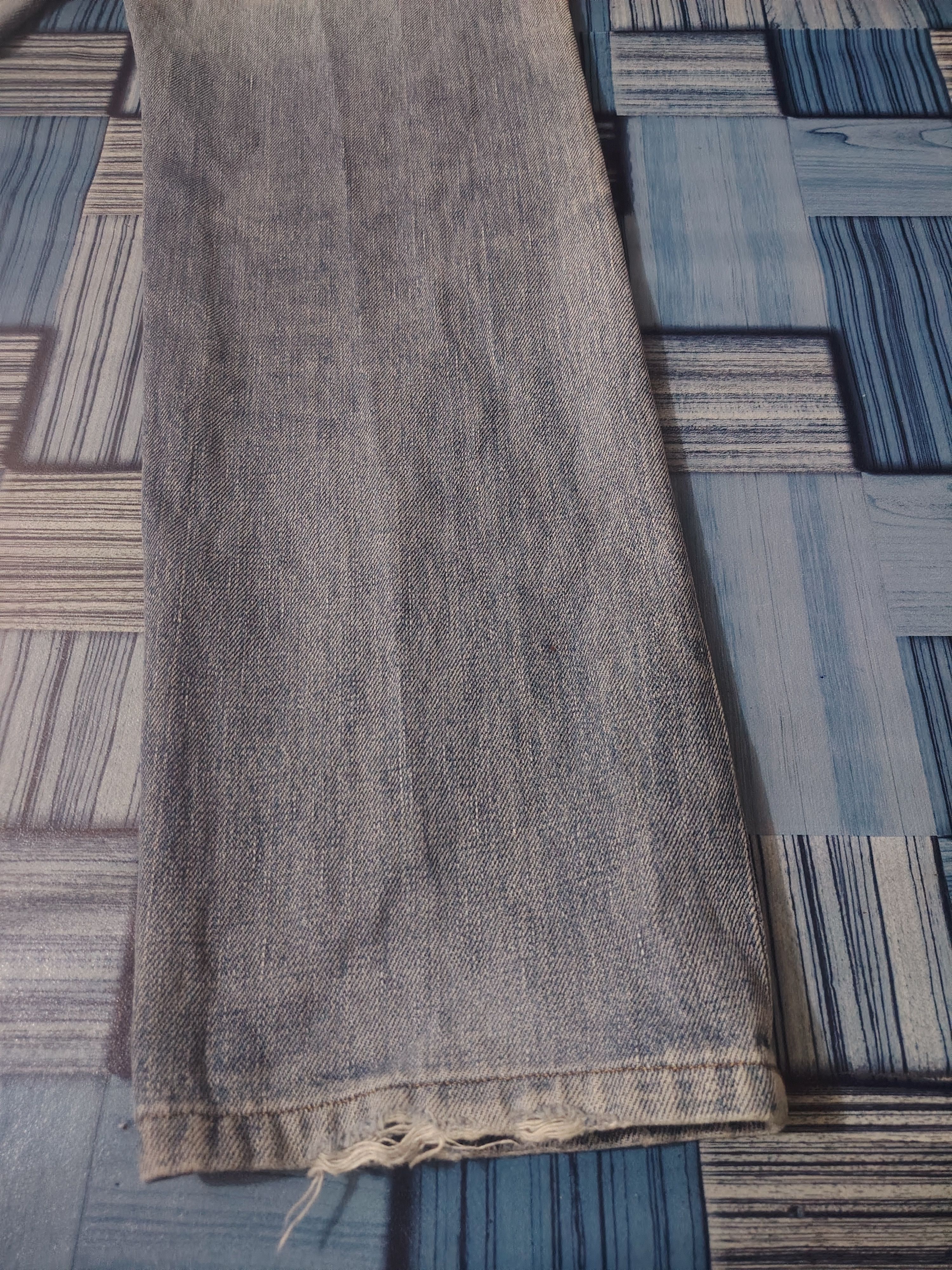 Spellbound Distressed Jeans Spellbound Rare Green line Selvedge Jeans Size US 29 - 16 Thumbnail