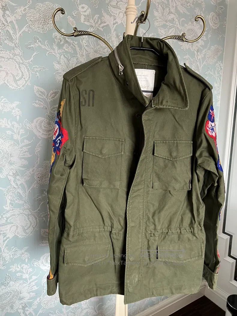 READYMADE Ready Made Heavy Duty Embroidered Arm Sleeve Military Styl Size US S / EU 44-46 / 1 - 1 Thumbnail