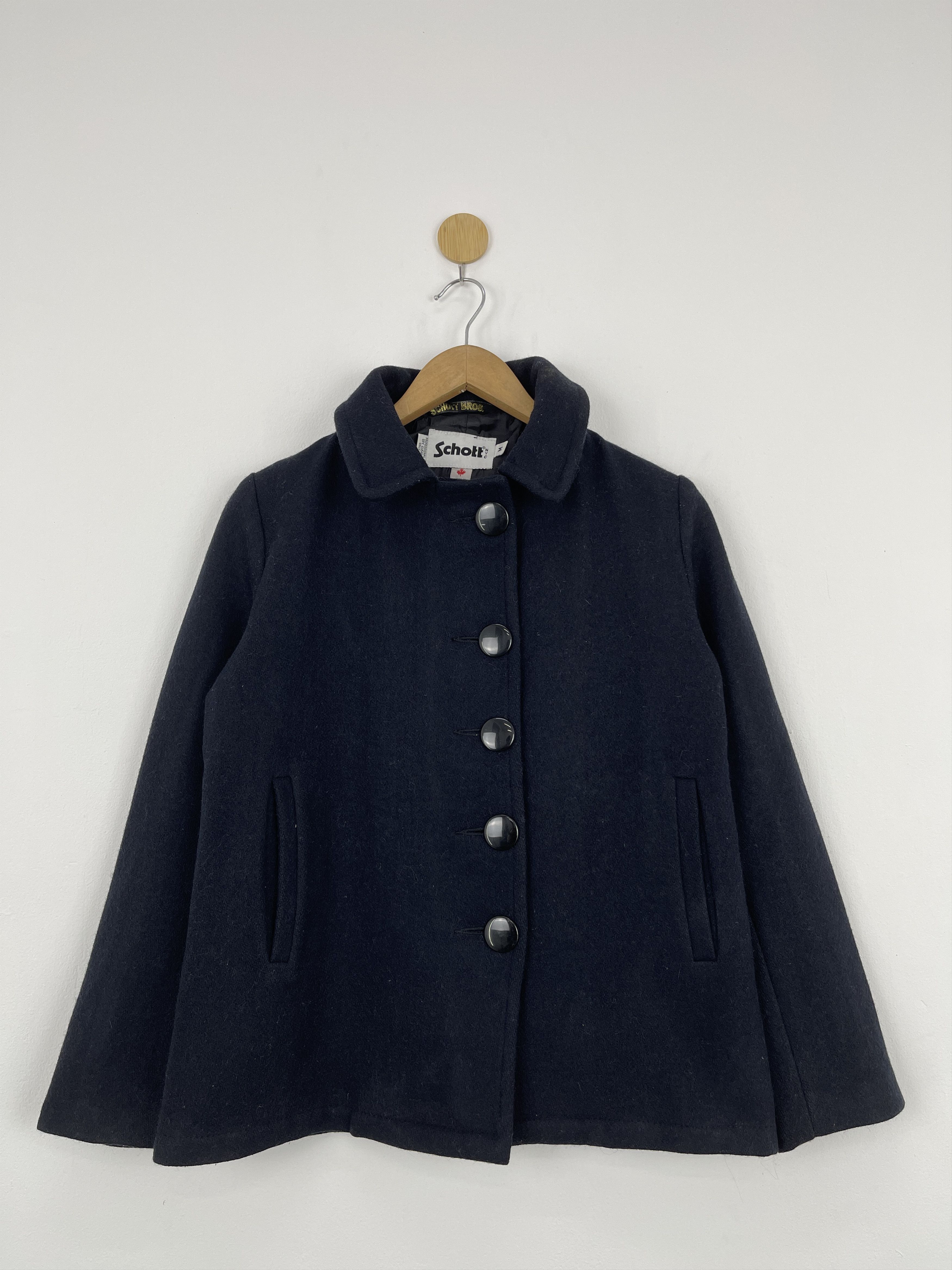 Schott Vintage Schott Bros Wool Peacoat Jacket JA0002 Size US M / EU 48-50 / 2 - 1 Thumbnail