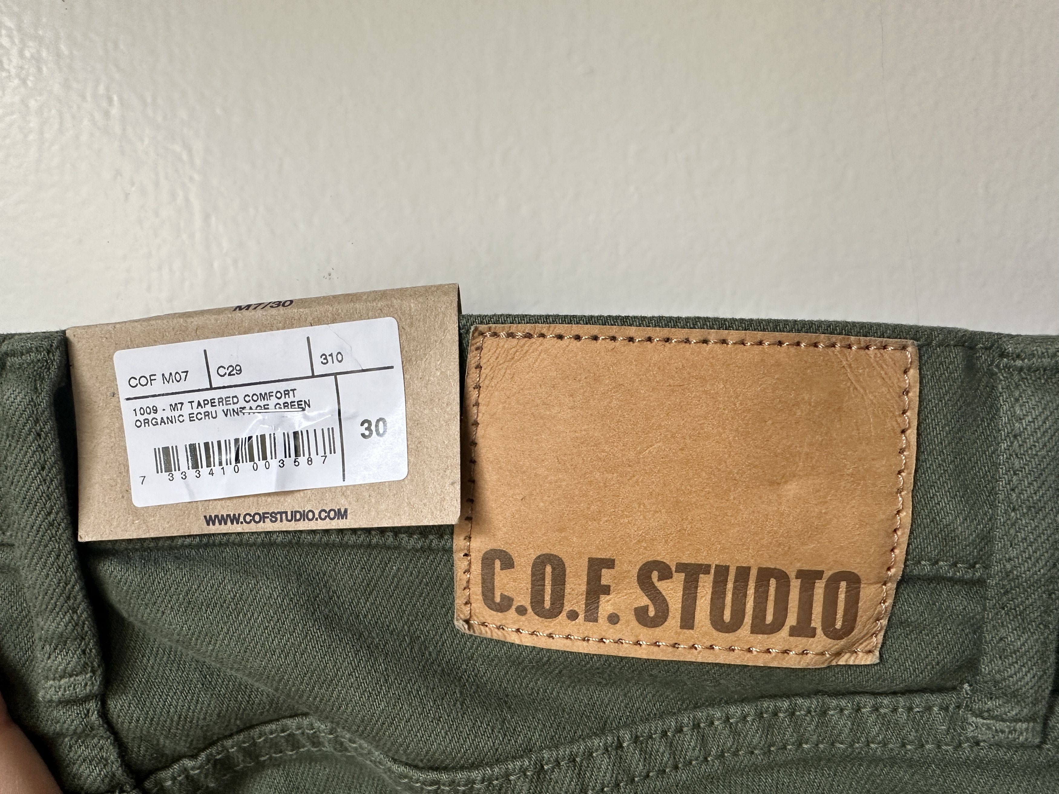 C.O.F. Studio M7 Tapered Comfort Organic Ecru Jean Size US 30 / EU 46 - 5 Thumbnail