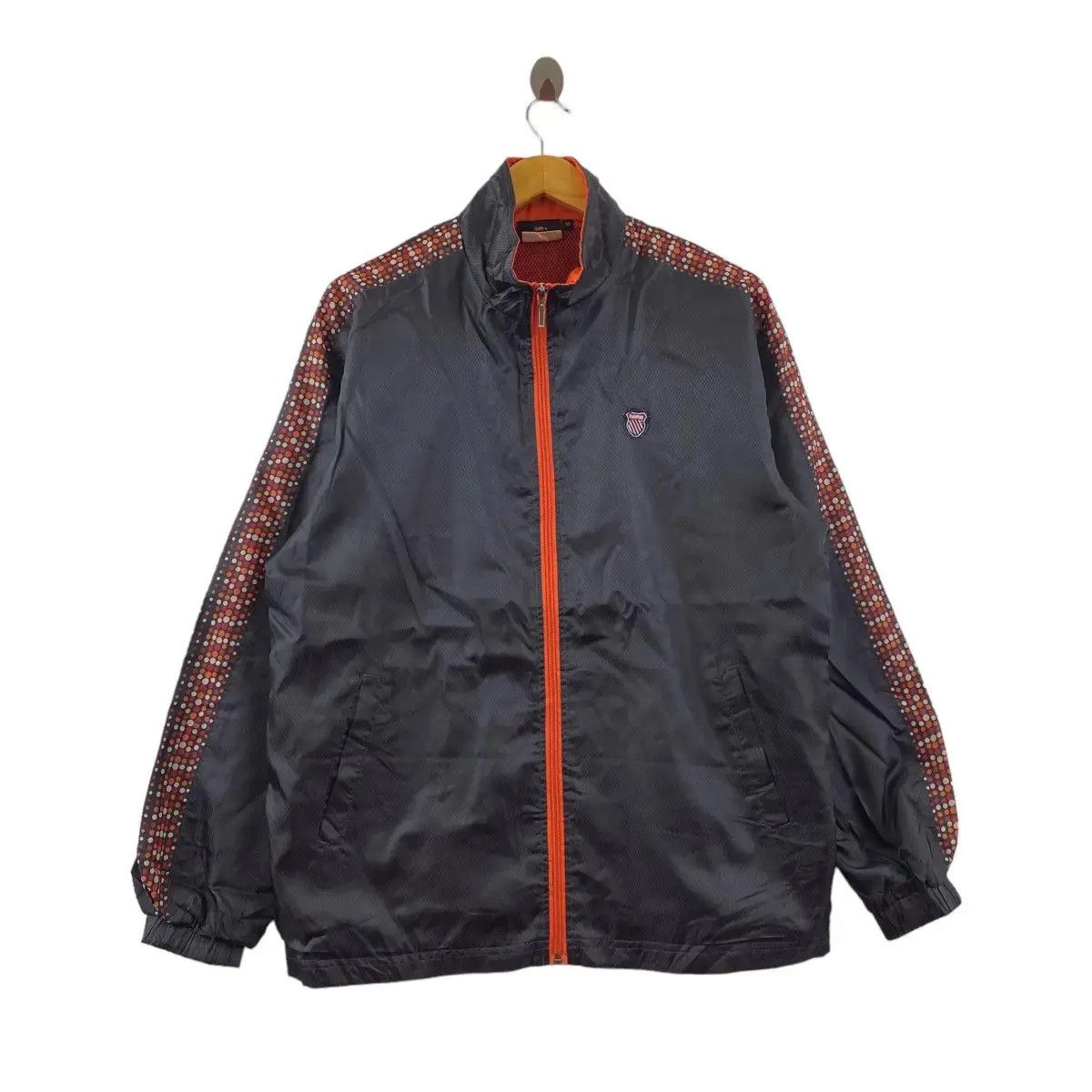 K-Swiss Vintage K-SWISS CALIFORNIA Monogram Sleeve Jacket Side Tape Size M / US 6-8 / IT 42-44 - 1 Thumbnail