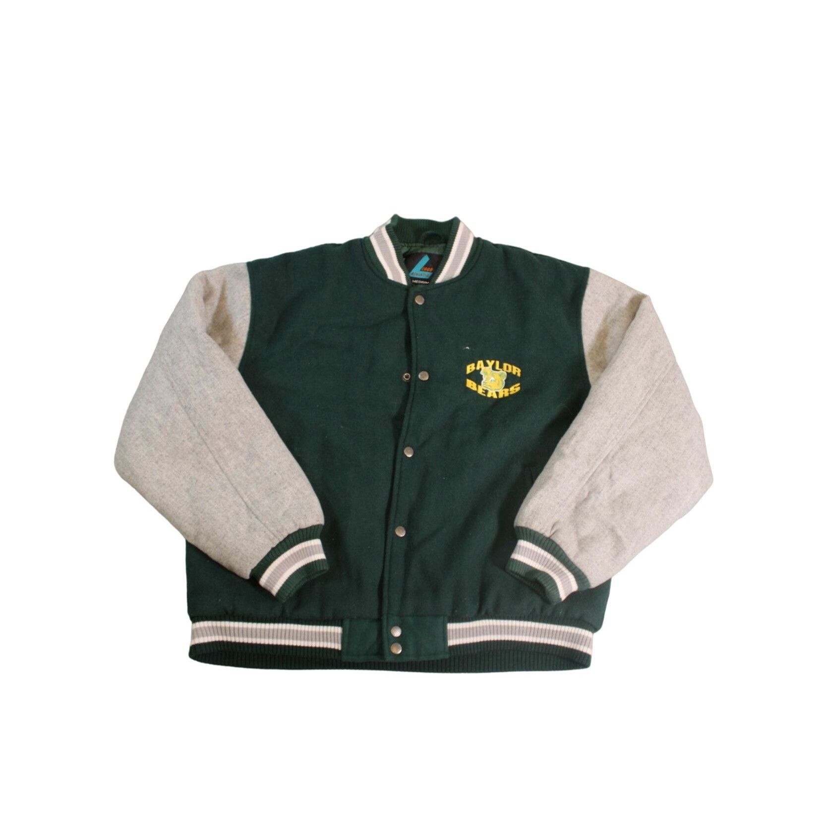 Baylor Green Bear Satin Jacket main image 1