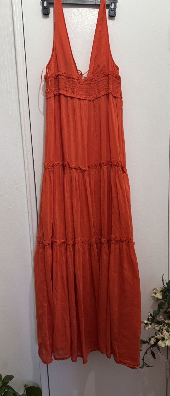 NICHOLAS NICHOLAS Myla Tie Maxi Dress red size 8 Size M / US 6-8 / IT 42-44 - 5 Thumbnail