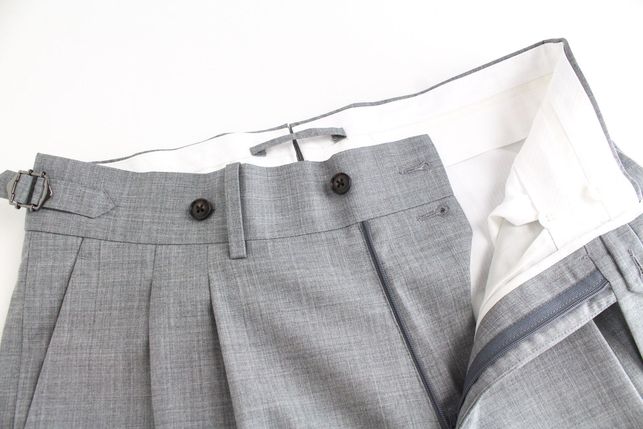 Suitsupply LA SPALLA UK40R Grey Slim Wool S120 Suit 73241 Size 40R - 14 Thumbnail