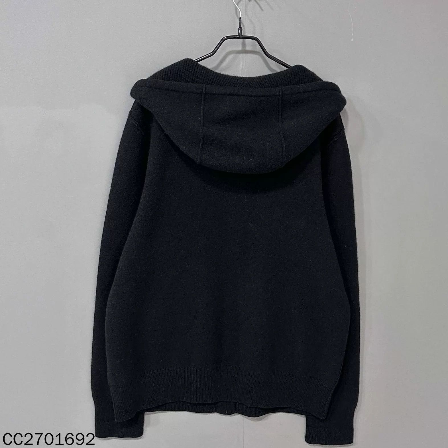 Burberry Burberry Black Small Logo Cashmere Zip Jacket Size L Size US L / EU 52-54 / 3 - 3 Thumbnail
