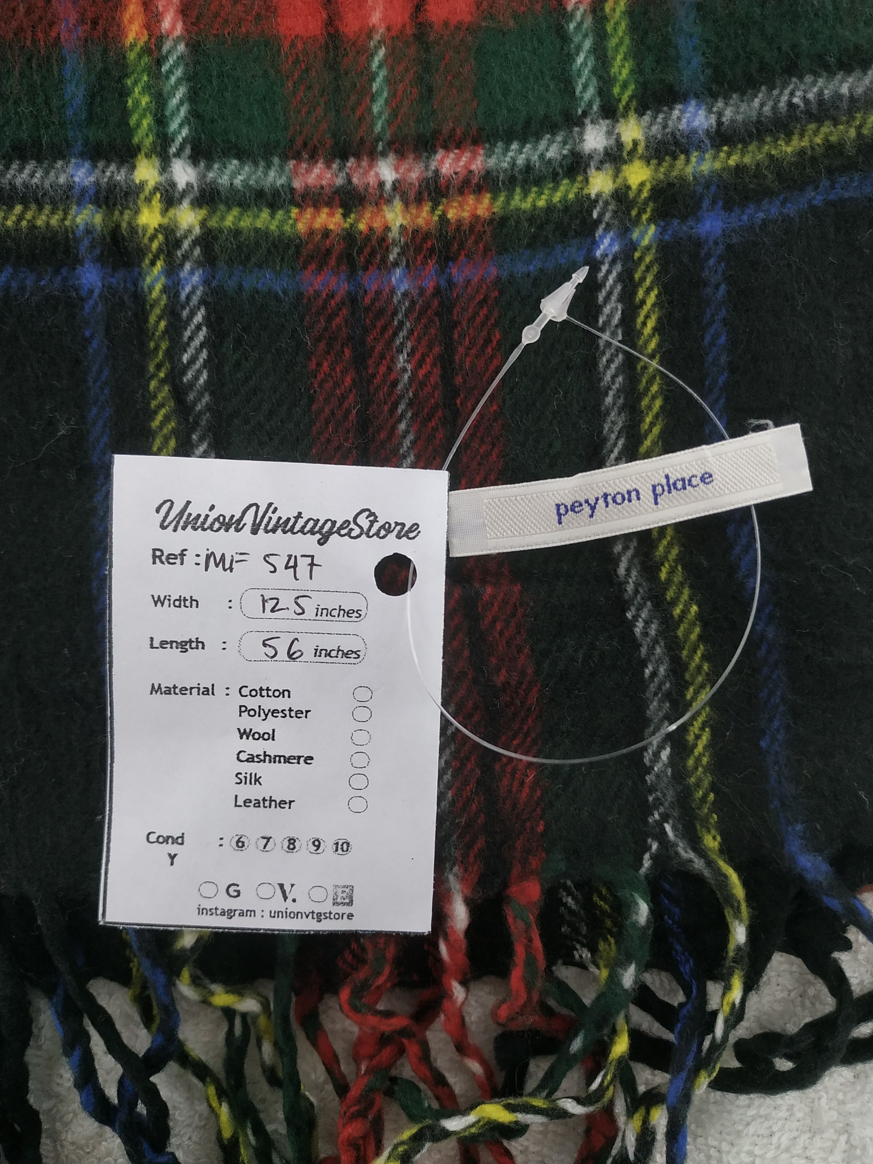 PPFM Vintage Peyton Place Scarf/Muffler/Neckwear MF547 Size ONE SIZE - 4 Thumbnail