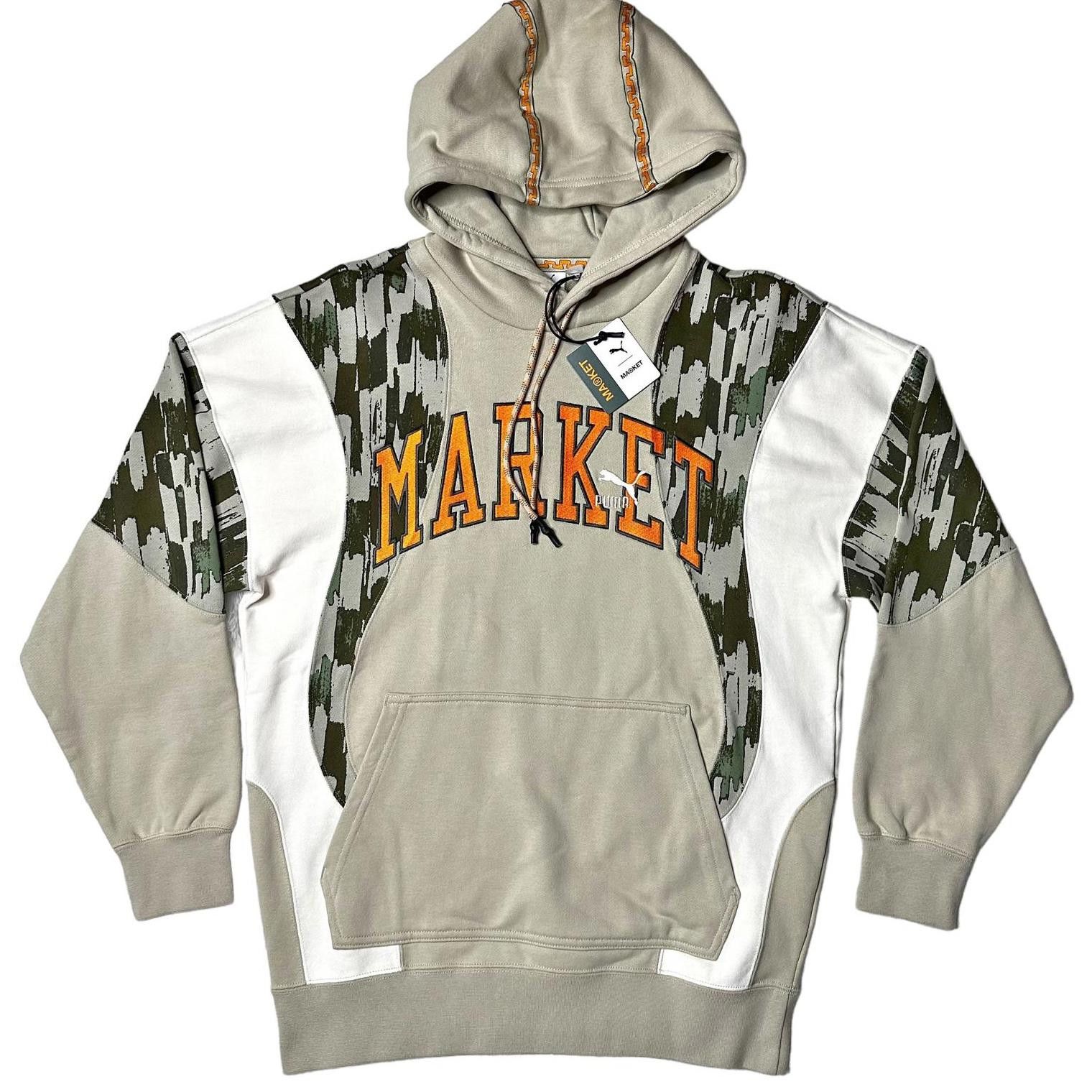 Market × Puma NWT Market X Puma Rare Camo Logo Hoodie Tan Men’s S Size US S / EU 44-46 / 1 - 1 Thumbnail
