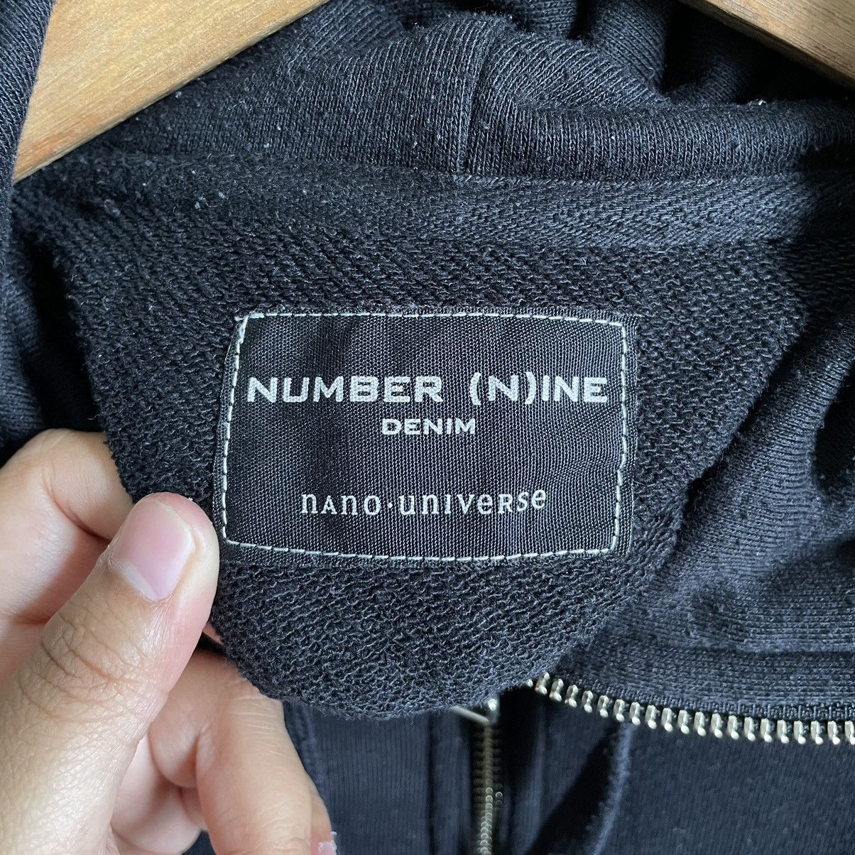 Number (N)ine Number (N)ine Zipper Hoodie Size US L / EU 52-54 / 3 - 3 Thumbnail