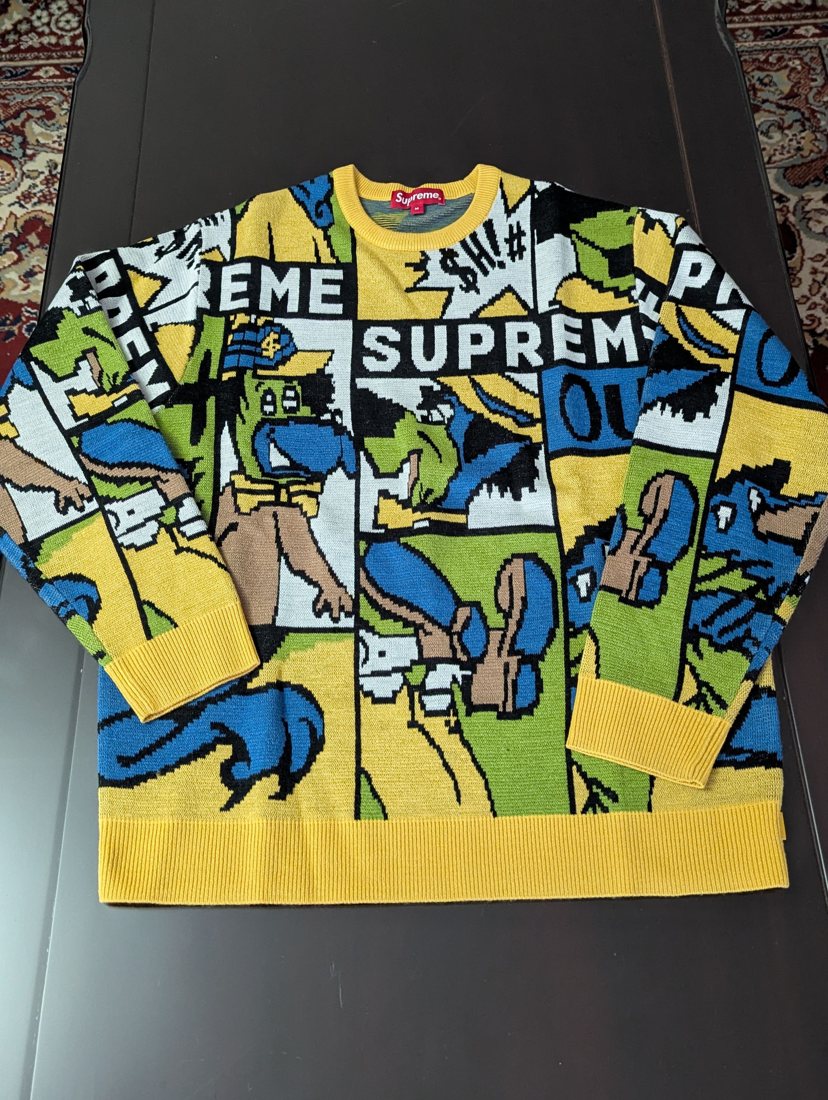 Supreme Supreme Cartoon sweater Size US M / EU 48-50 / 2 - 2 Thumbnail