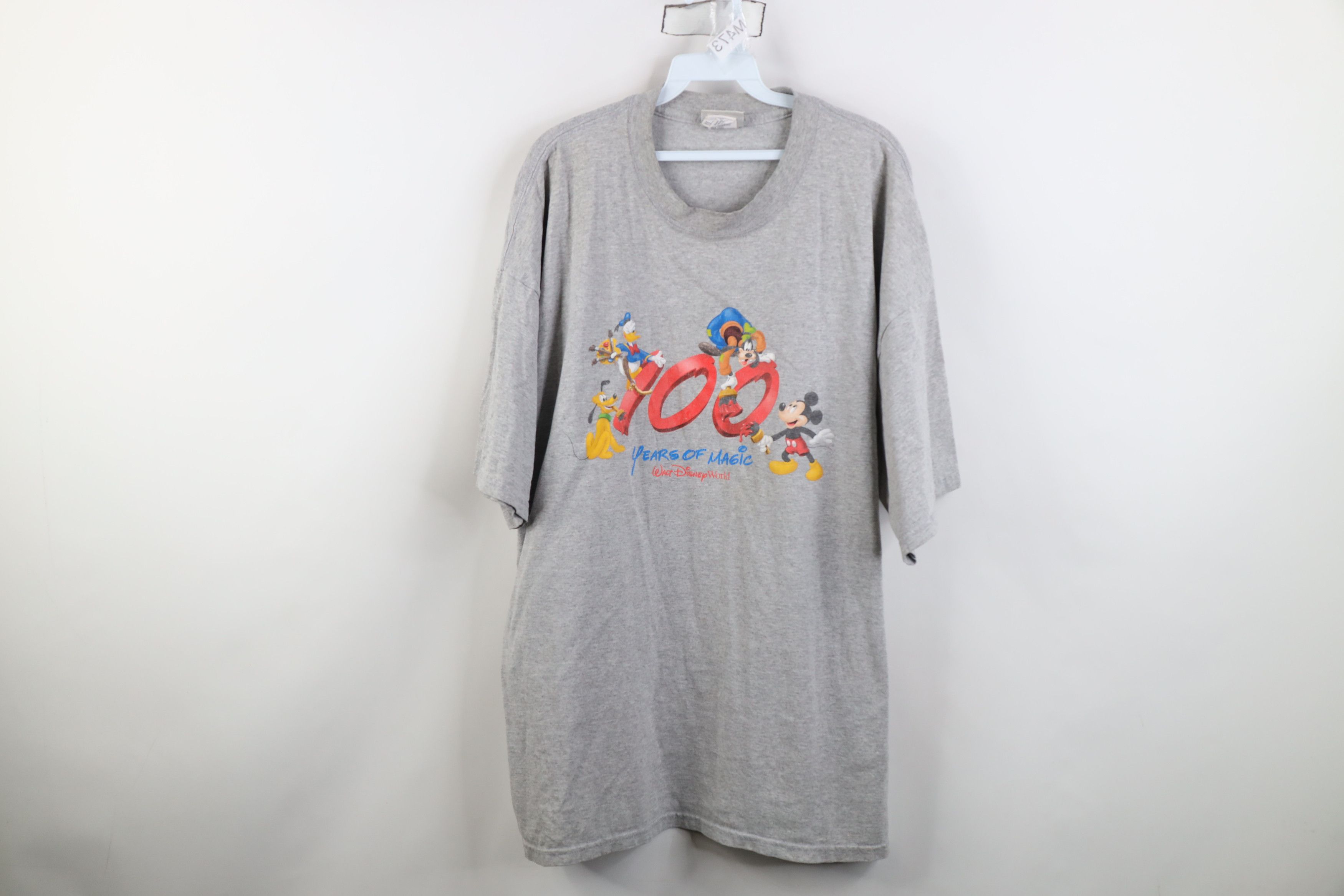 Disney Vintage 90s Disney 100 Years Disney Short Sleeve T-Shirt Size US XL / EU 56 / 4 - 1 Thumbnail