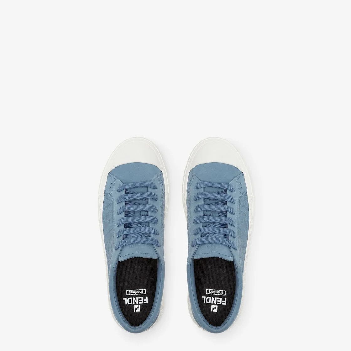 Fendi o1s1wg110226 Domino Trainers in Light Blue Size US 7 / EU 40 - 4 Thumbnail