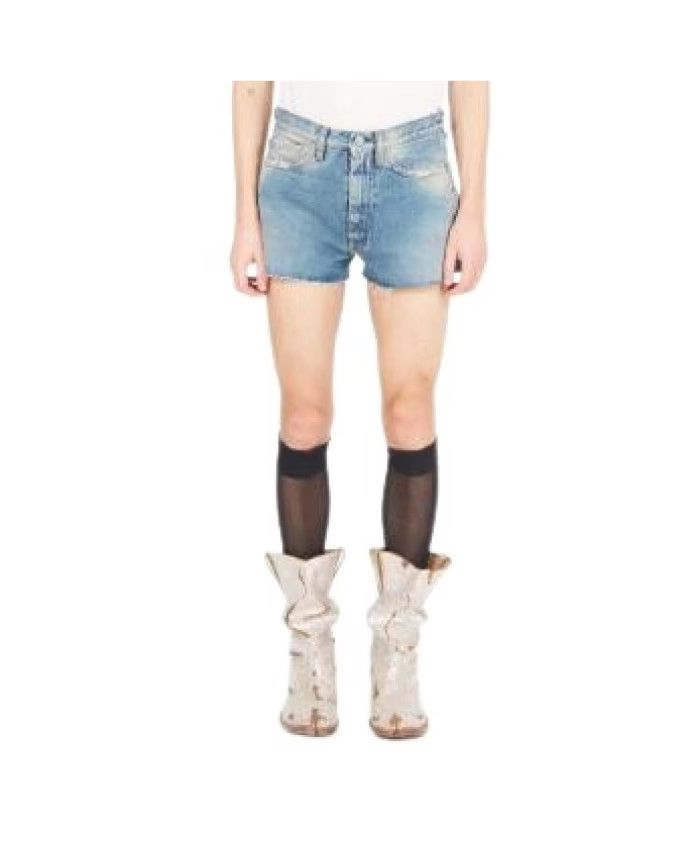 image of Maison Margiela O1W1Db10324 Shorts In Blue, Women's (Size 34)