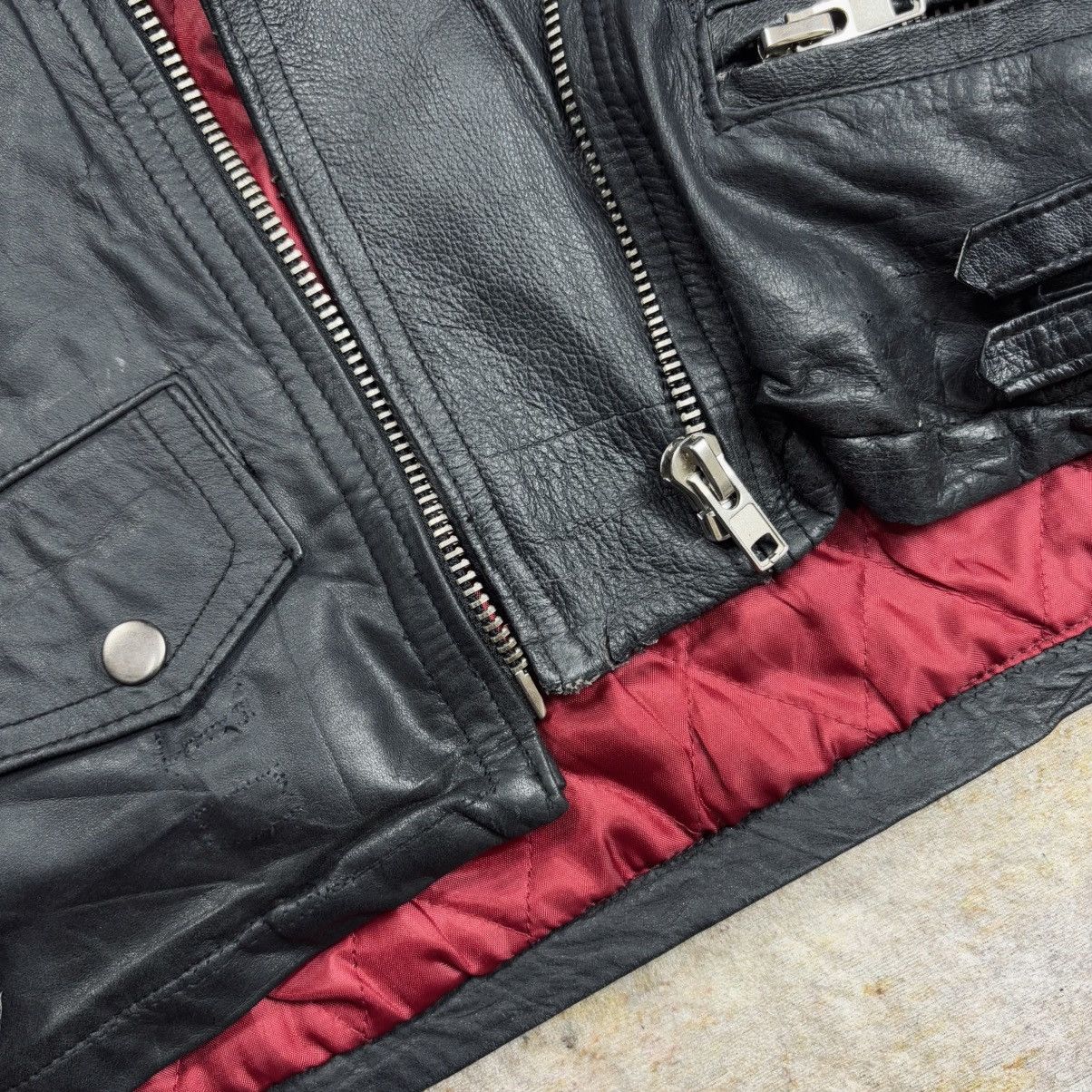 Ekam 2001 PPFM - Biker Leather Jacket Size US M / EU 48-50 / 2 - 7 Thumbnail