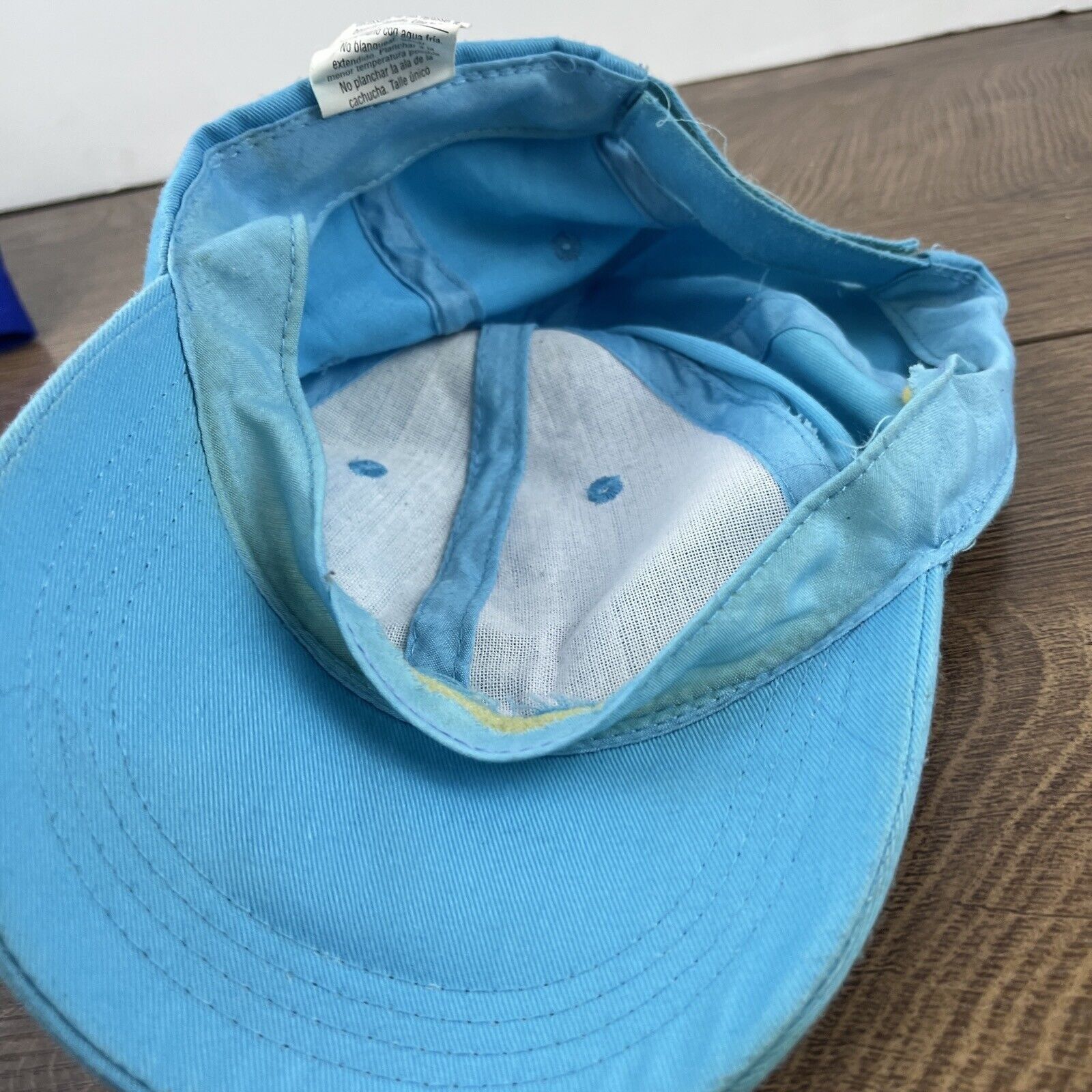Other Bright Blue Hat Light Blue Hat Adjustable Adult Size Hat Blu Size ONE SIZE - 13 Thumbnail