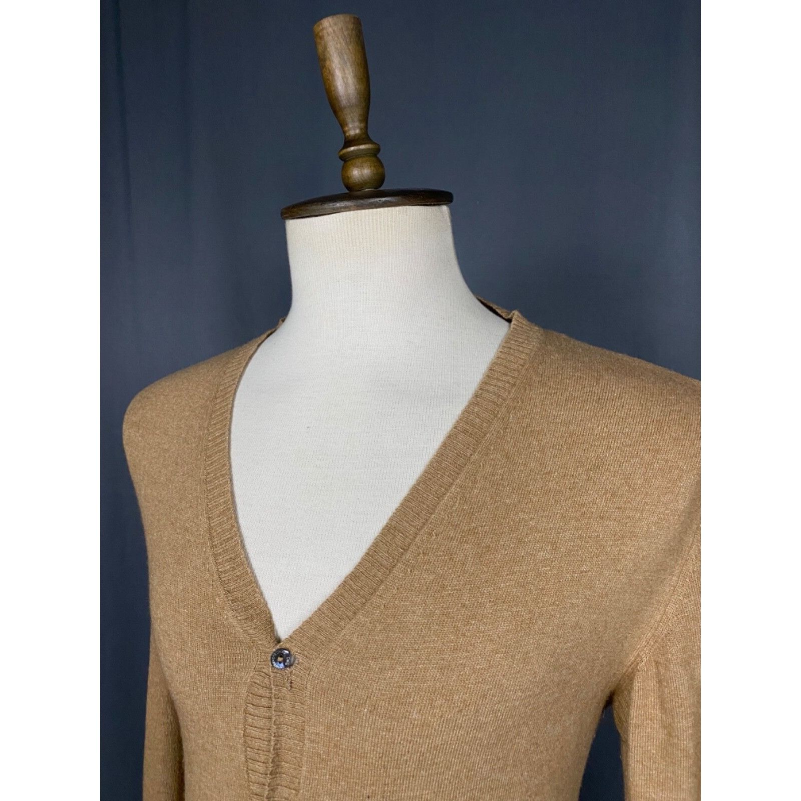 Dolce & Gabbana Dolce&Gabbana Men's Brown Wool Cardigan Sweater Size 2XL Size US XXL / EU 58 / 5 - 5 Thumbnail