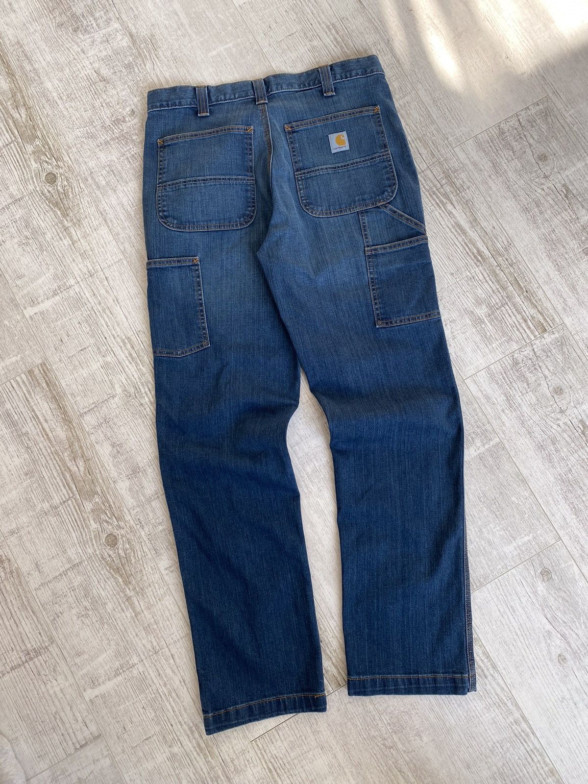 Carhartt Denim Multipocket Utility Work Pants Jeans