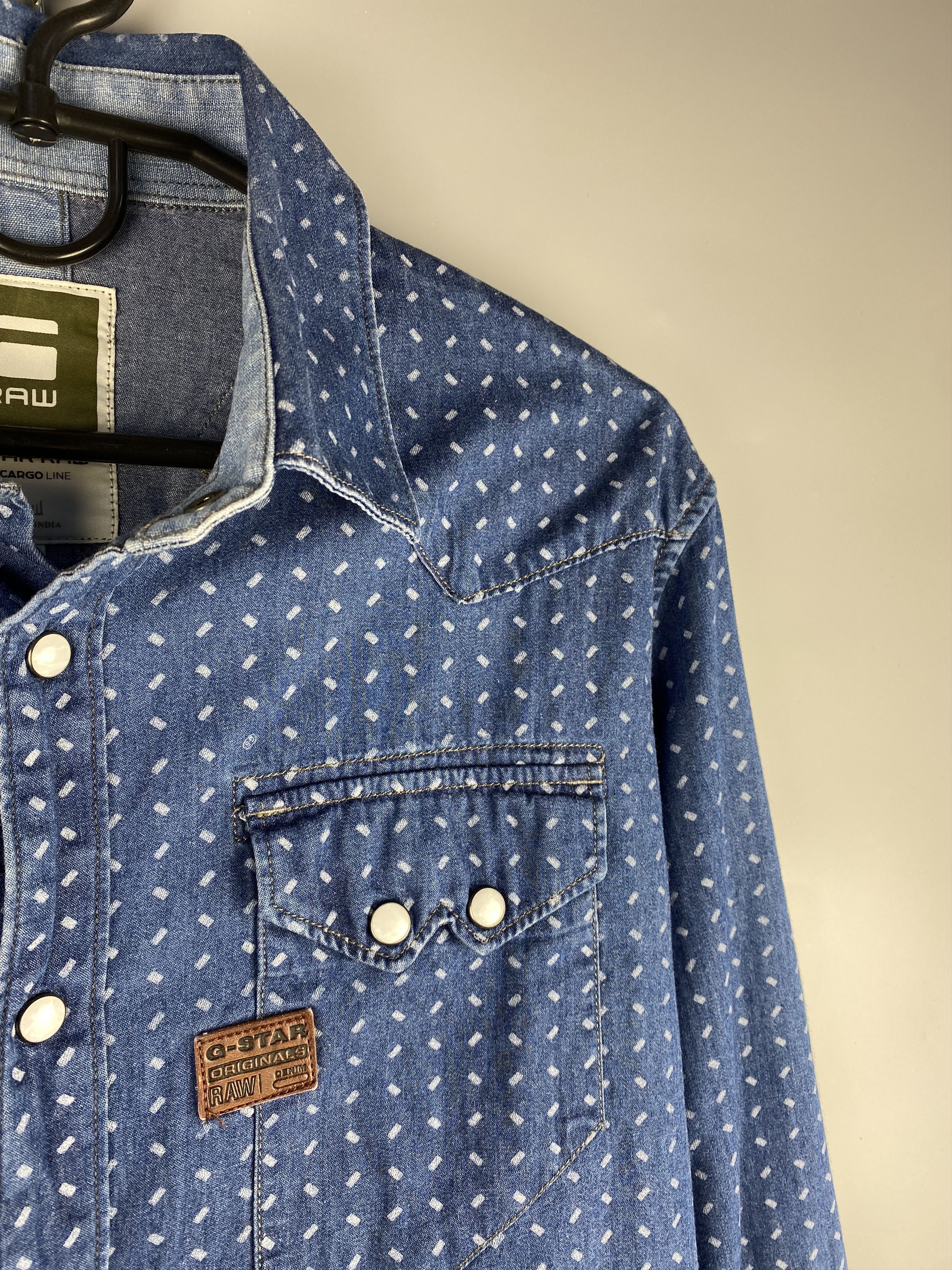 G-Star G Star Button Western Long Sleeve Shirt Size US M / EU 48-50 / 2 - 4 Thumbnail