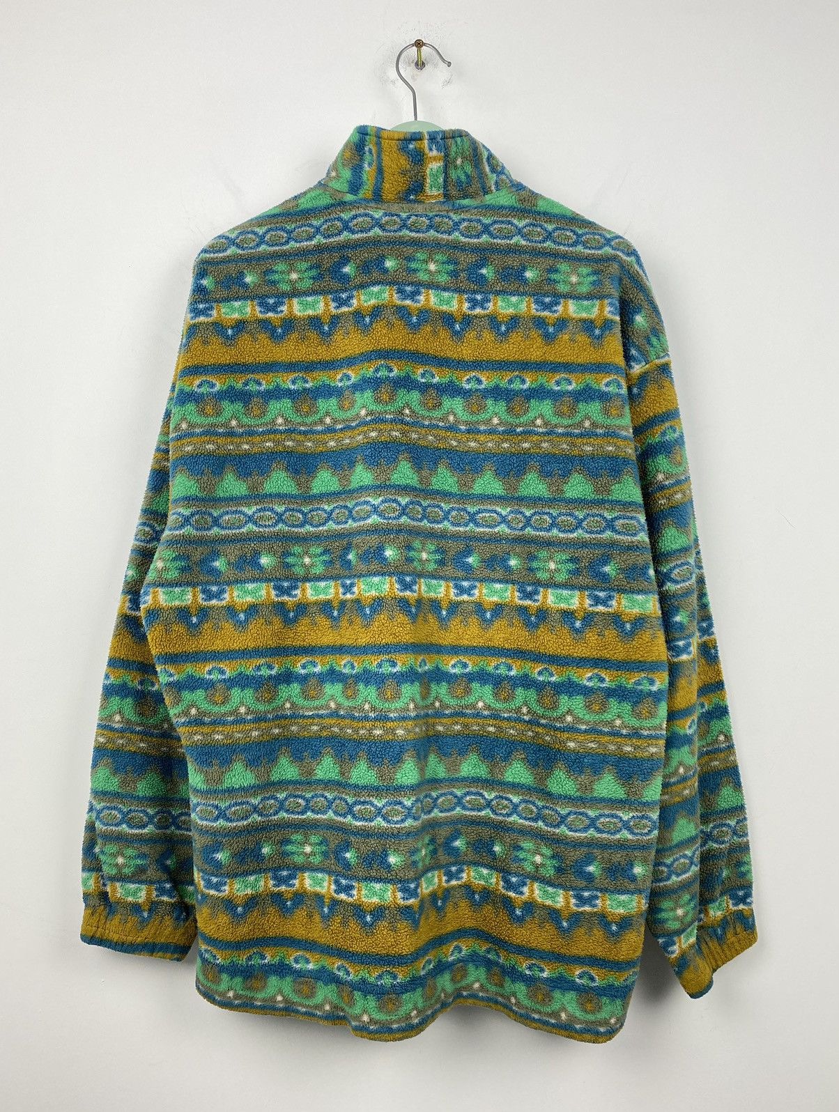 Fila Vintage Fila Aztec Fleece Over Print Y2K like Patagonia Size US XL / EU 56 / 4 - 8 Thumbnail
