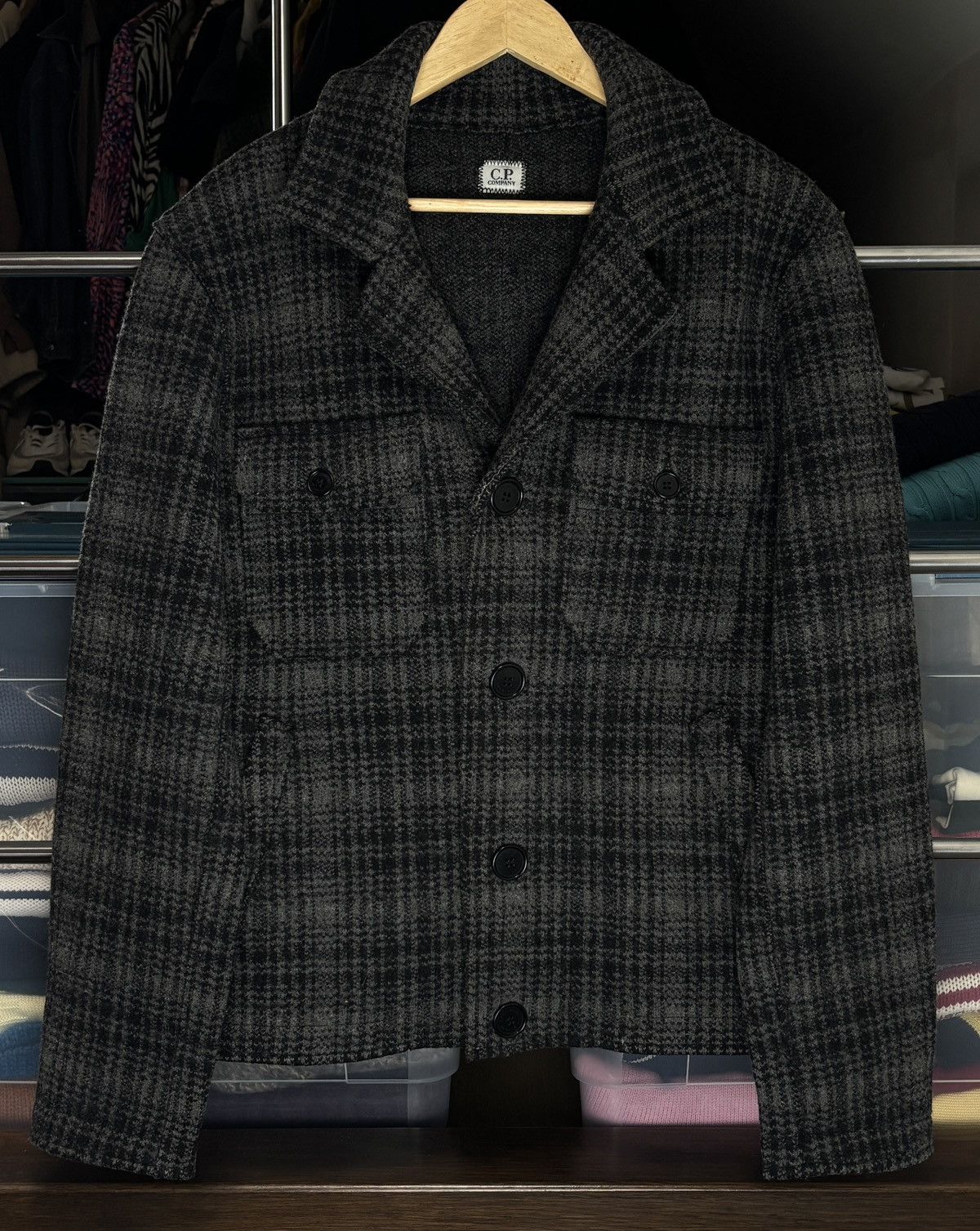 C.P. Company C.P. Company AW09 Wool Button Up Vintage Jacket Size US L / EU 52-54 / 3 - 1 Thumbnail