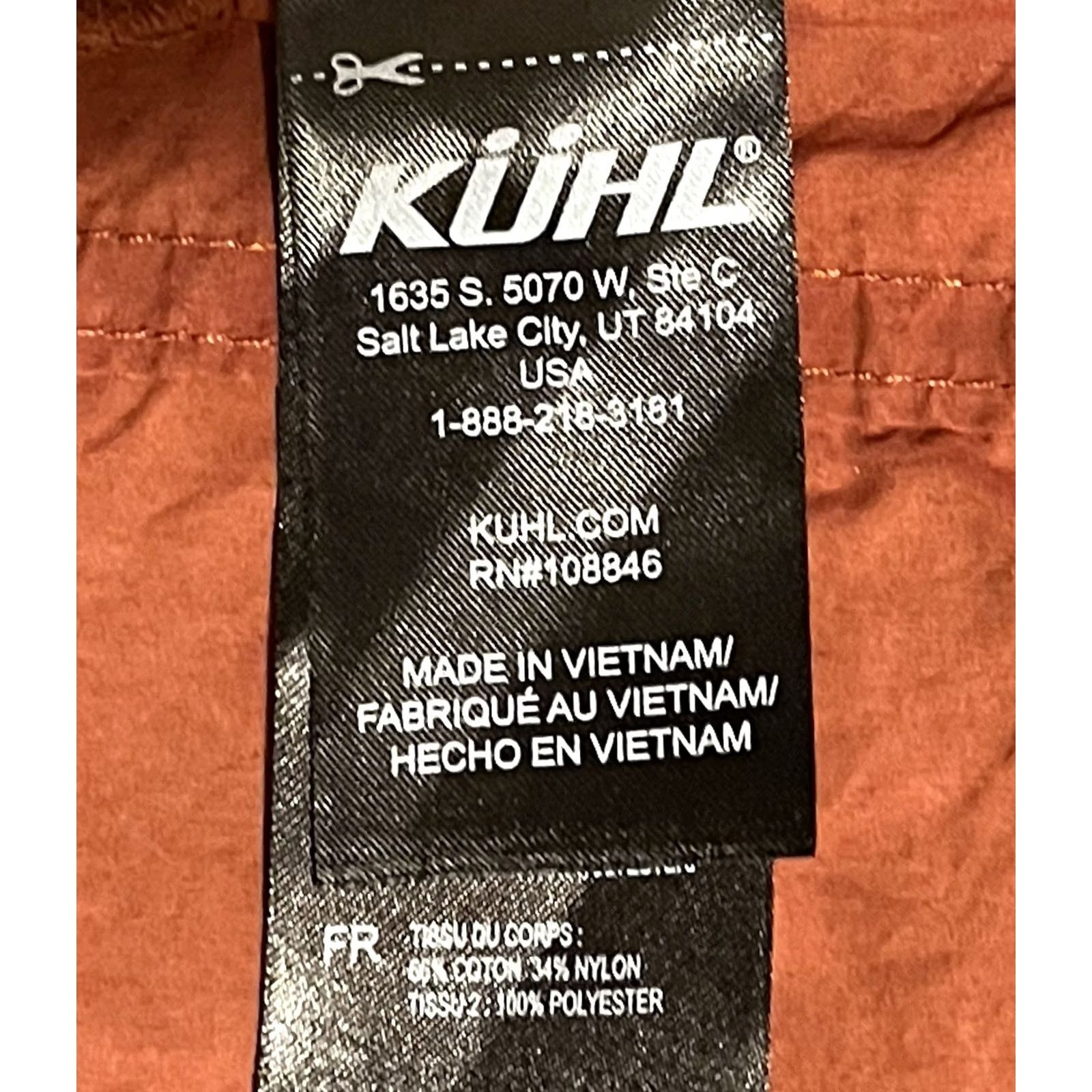 Rusty Kuhl Projekt Jacket Women’s M Rust Full Zip Windbreaker Lifestyle J1850 Size M / US 6-8 / IT 42-44 - 7 Thumbnail